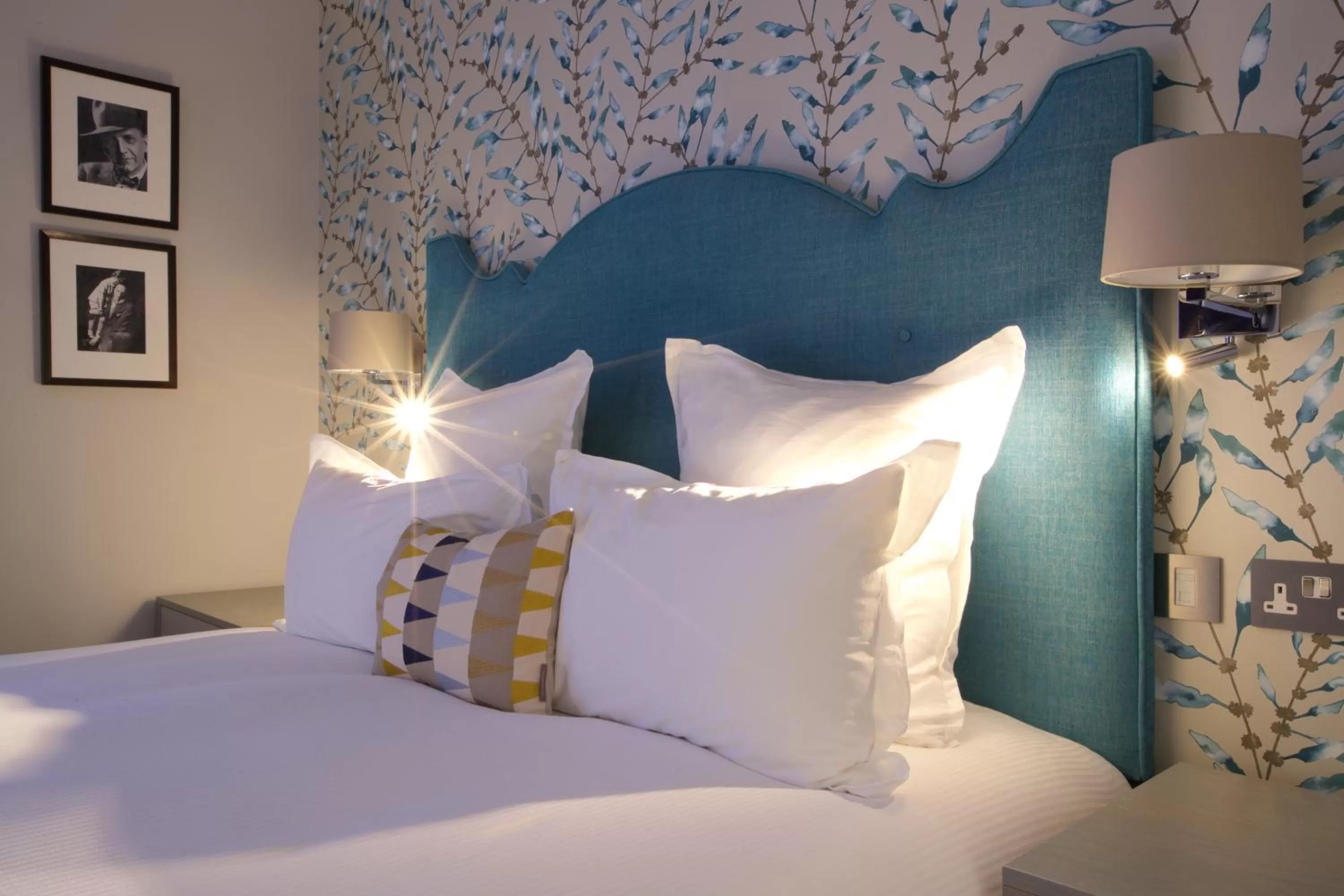 Bed in 54 Queen's Gate Hotel