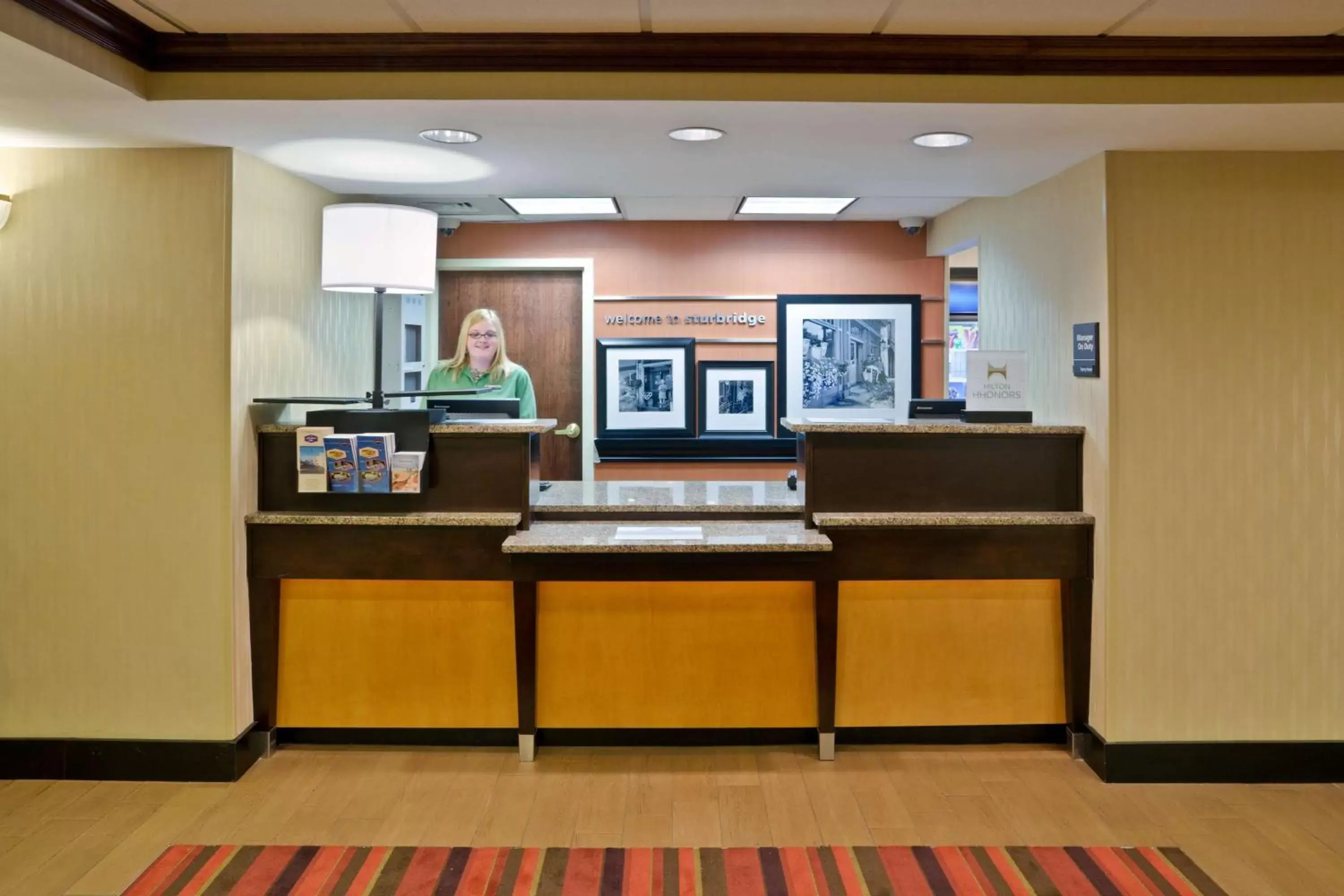 Lobby or reception in Hampton Inn Sturbridge