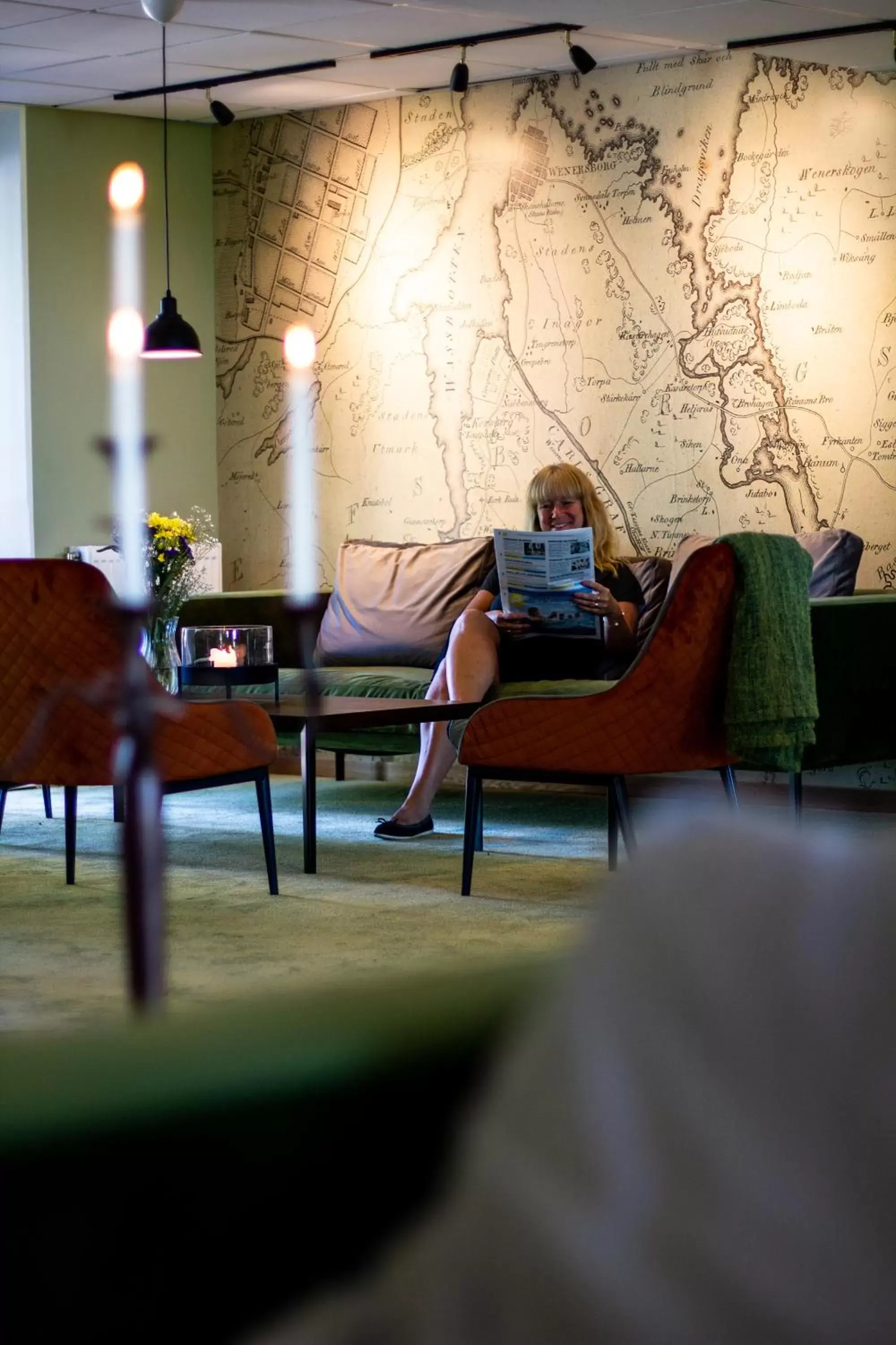 Lobby or reception, Seating Area in Hotel Hehrne Kök & Konferens