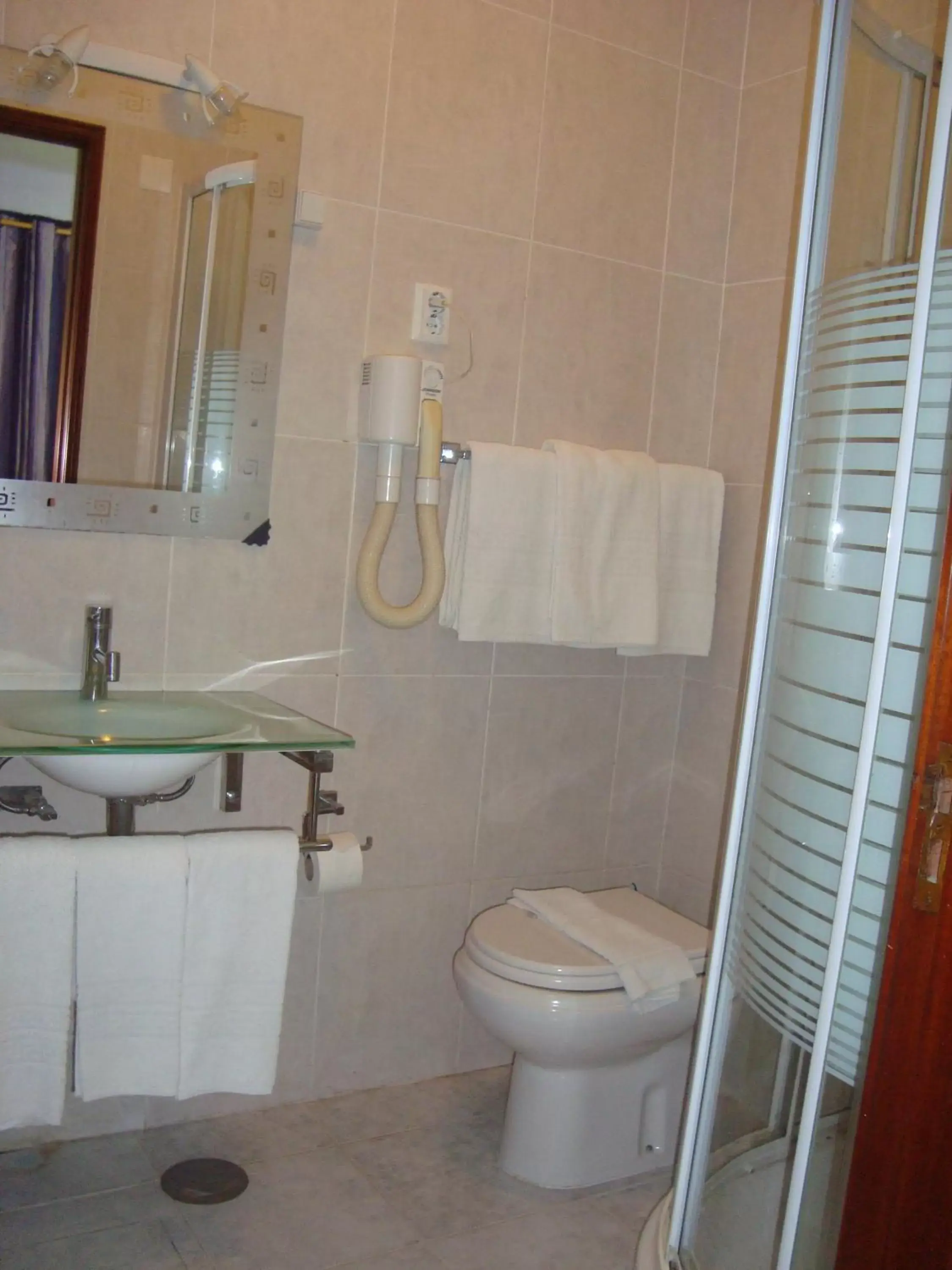 Shower, Bathroom in Hotel Palmeira