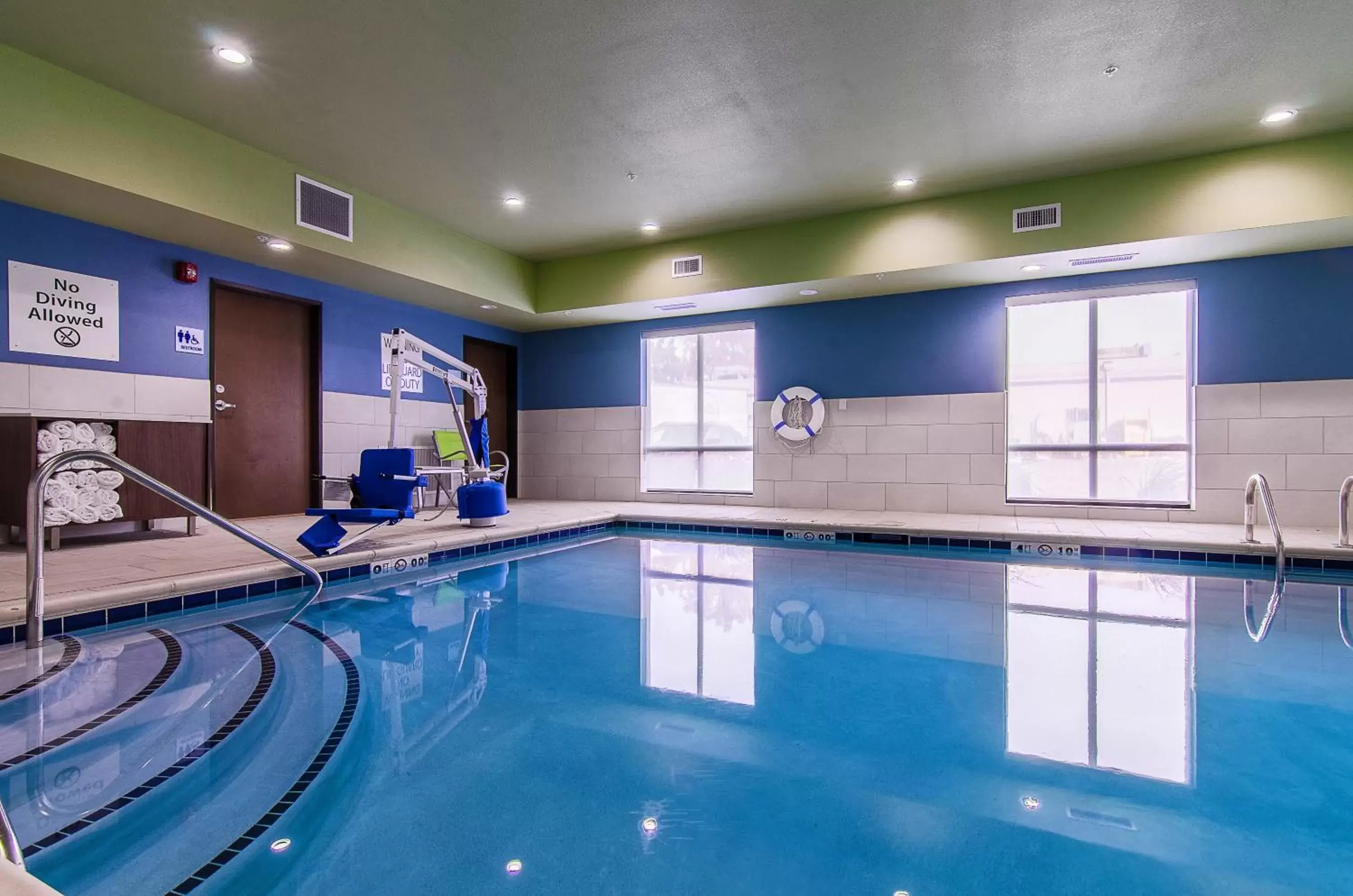 Swimming Pool in Holiday Inn Express & Suites - Atchison, an IHG Hotel