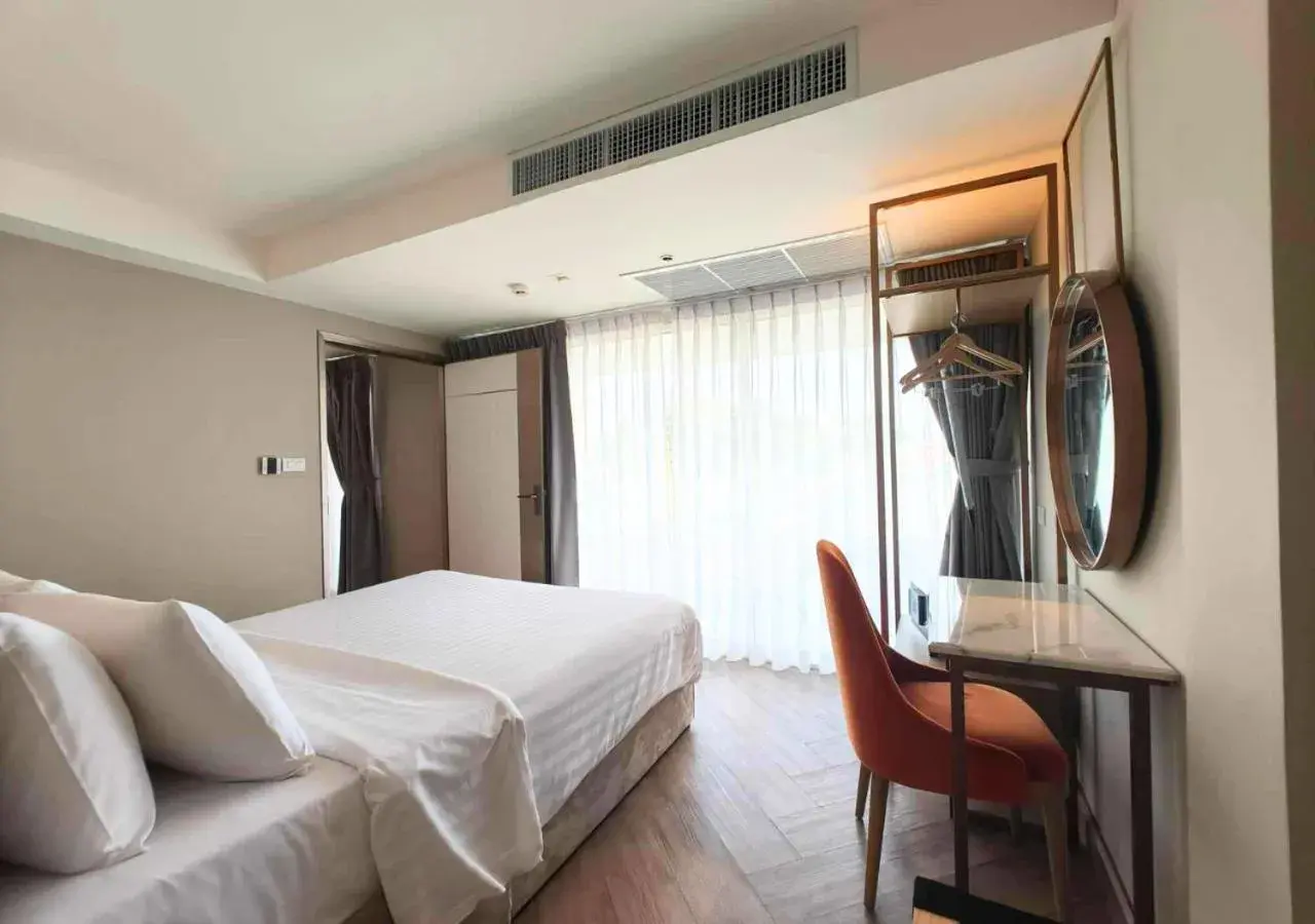 Bedroom, Bed in Away Bangkok Riverside Kene