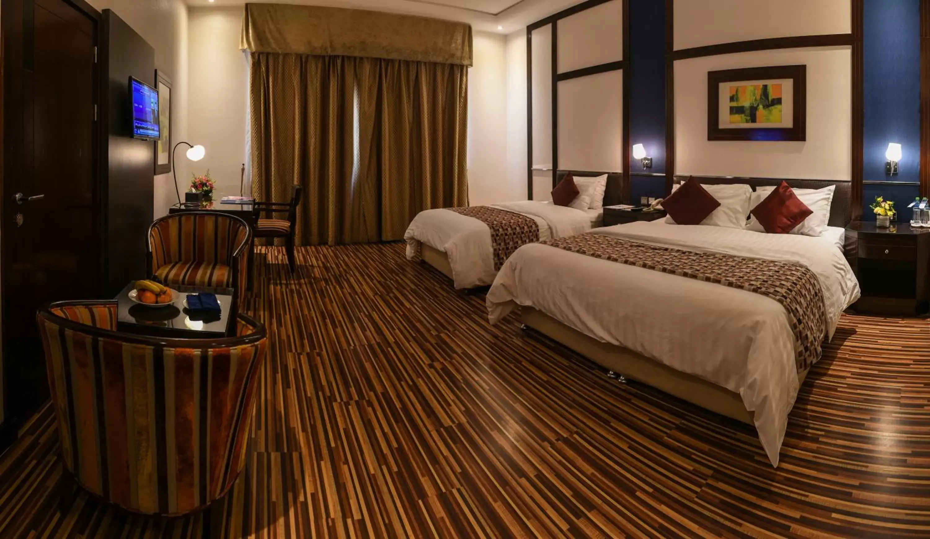 City view, Bed in Juffair Grand Hotel City view, Bed in Juffair Grand Hotel