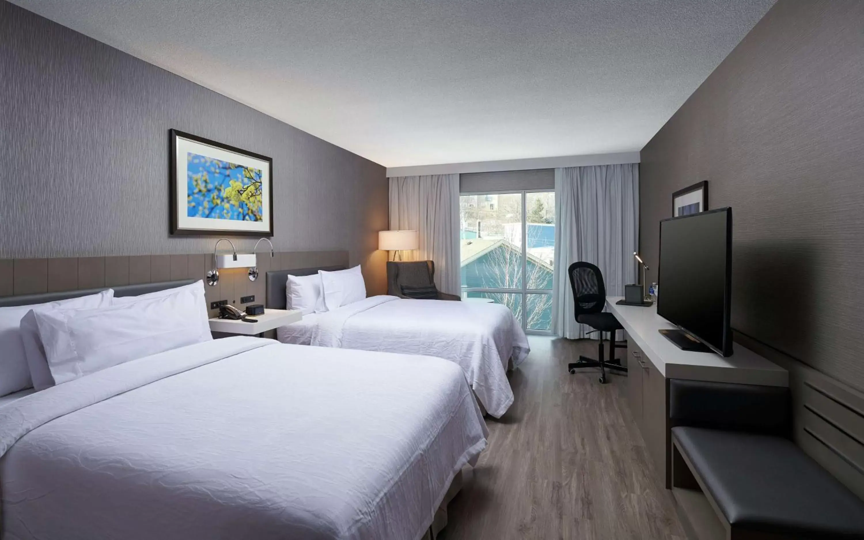 Bedroom in Hilton Garden Inn St. John's Newfoundland, Canada