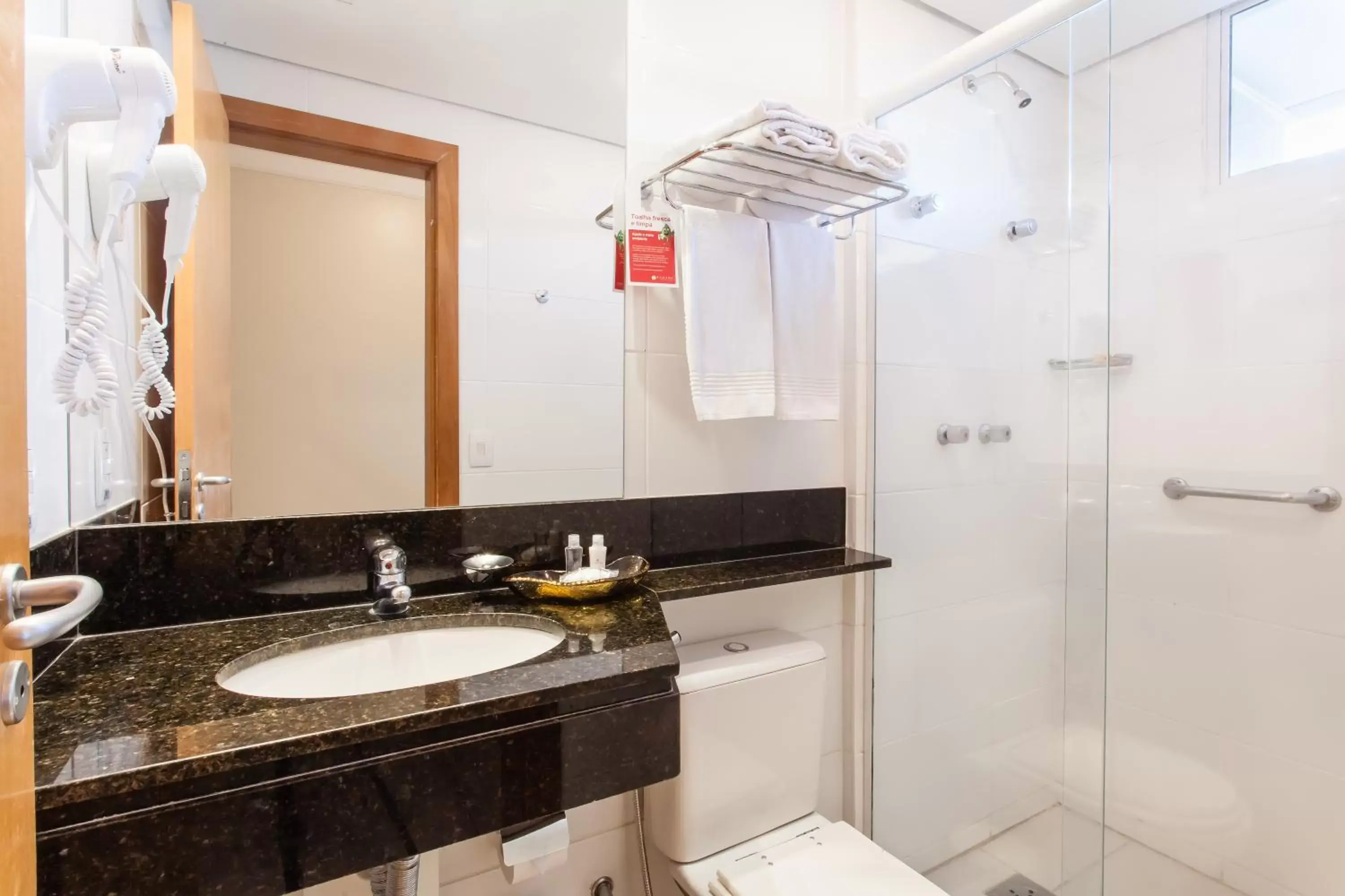 Shower, Bathroom in Ramada Hotel & Suites Lagoa Santa By Wyndham