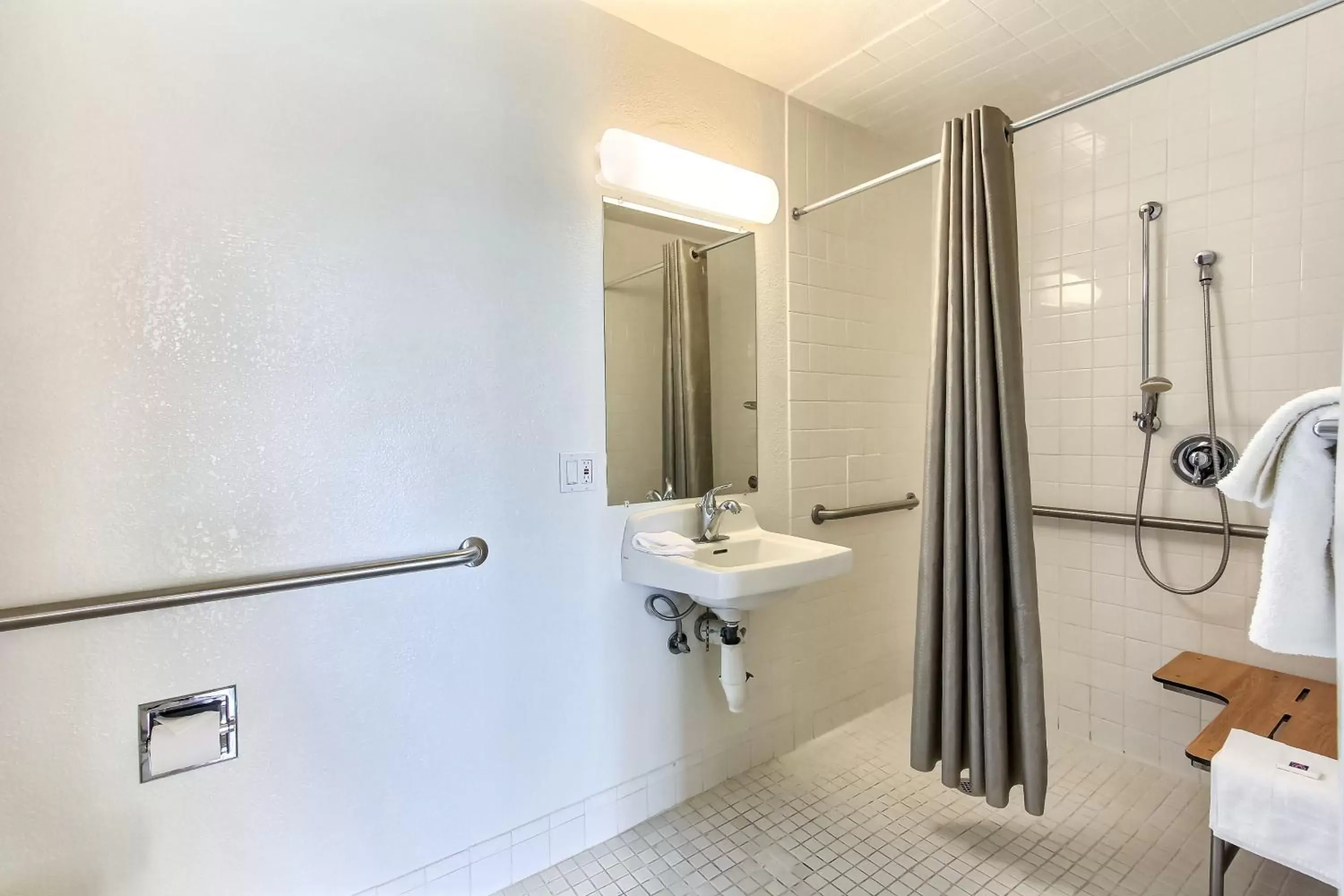 Bathroom in Motel 6-Watsonville, CA - Monterey Area