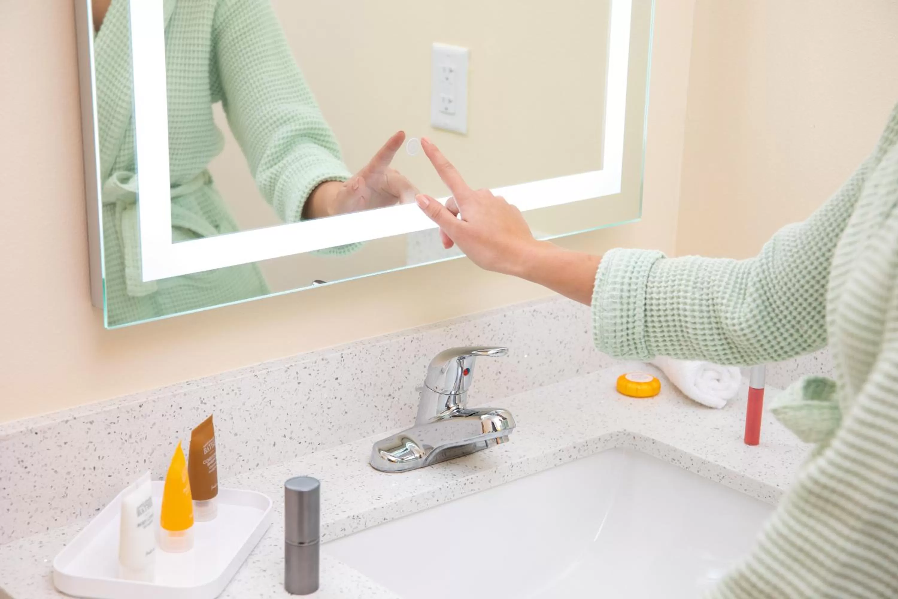 Bathroom in SPOT X Hotel Orlando Intl Dr by The Red Collection