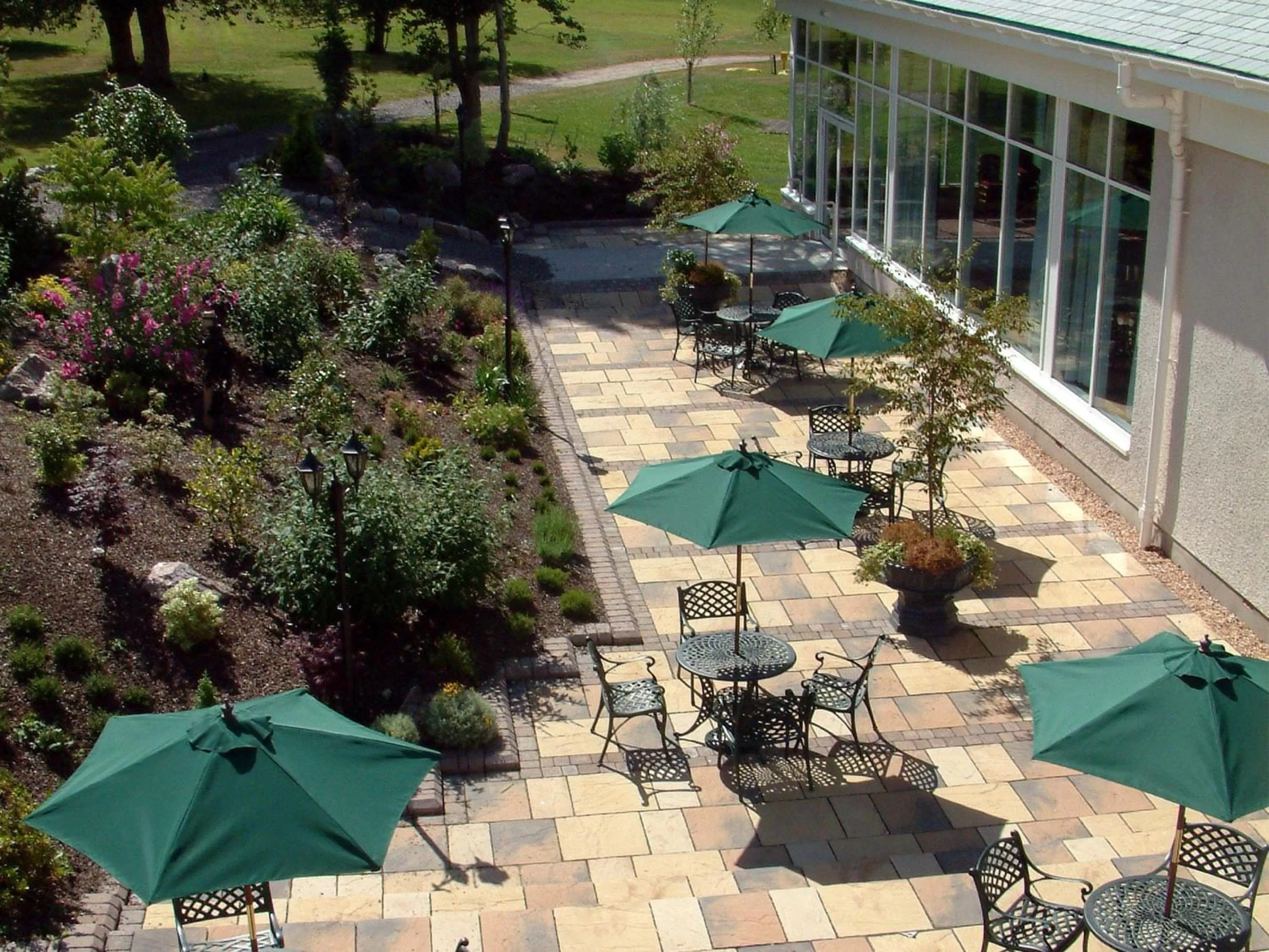 Patio in Macdonald Drumossie Hotel Inverness