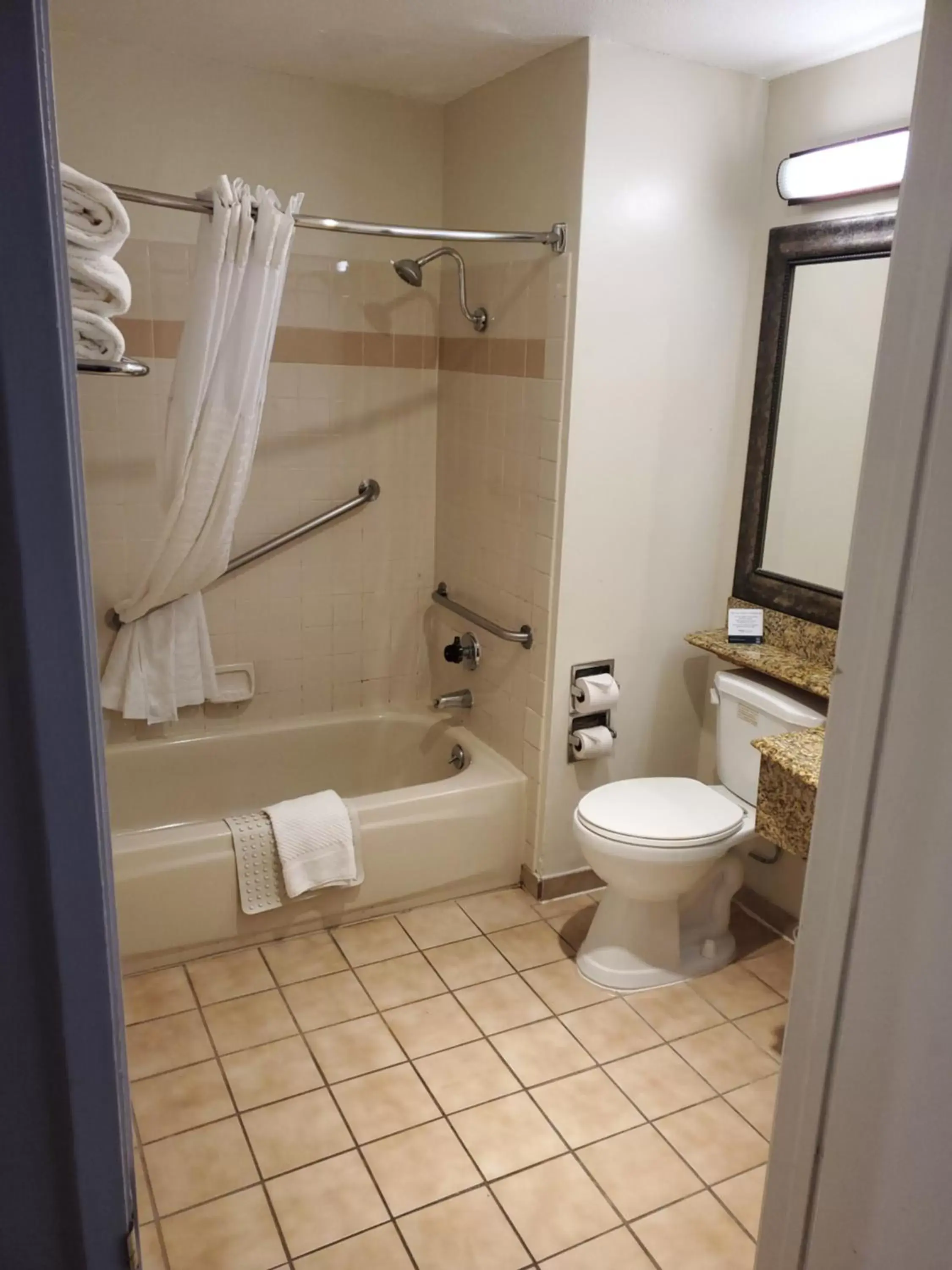 Bathroom in Quality Inn & Suites Los Angeles Airport - LAX