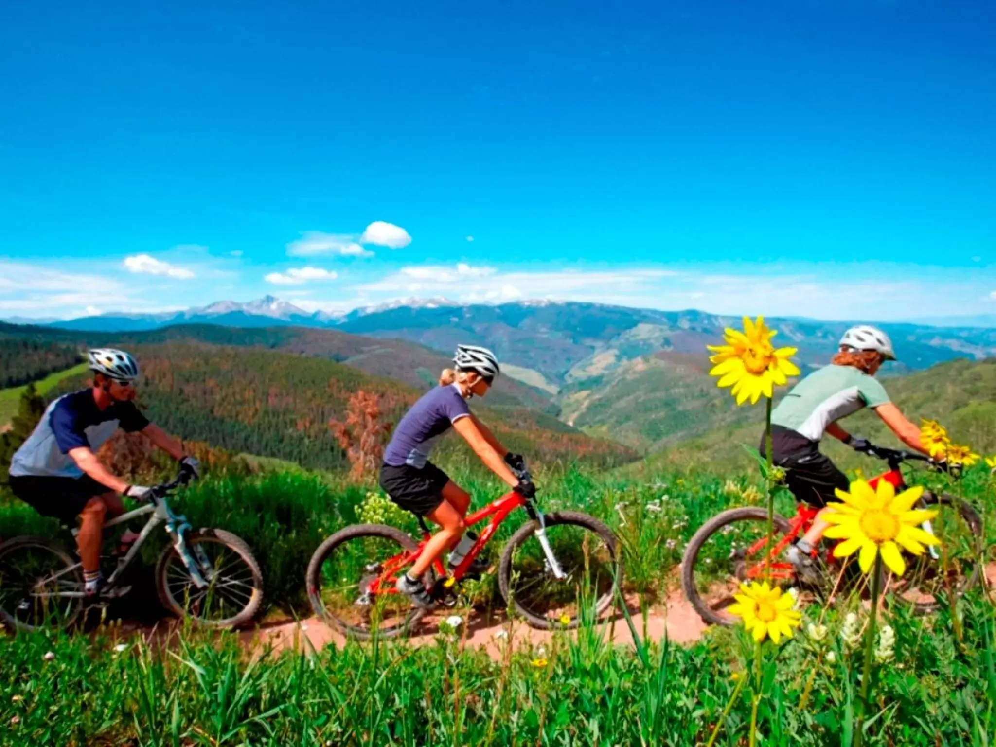 Day, Biking in Village at Breckenridge Resort