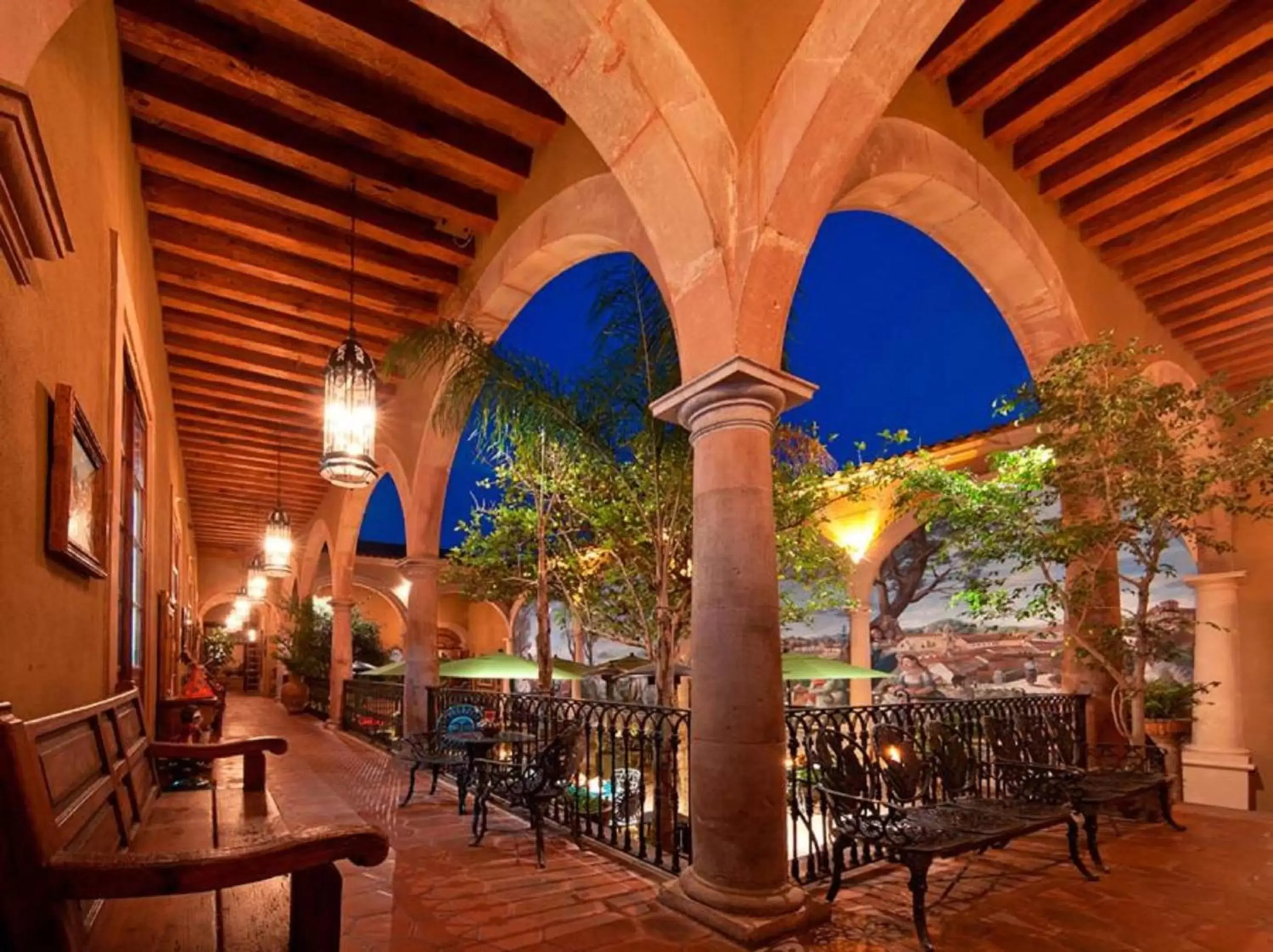 Patio, Restaurant/Places to Eat in Mansion de los Sueños