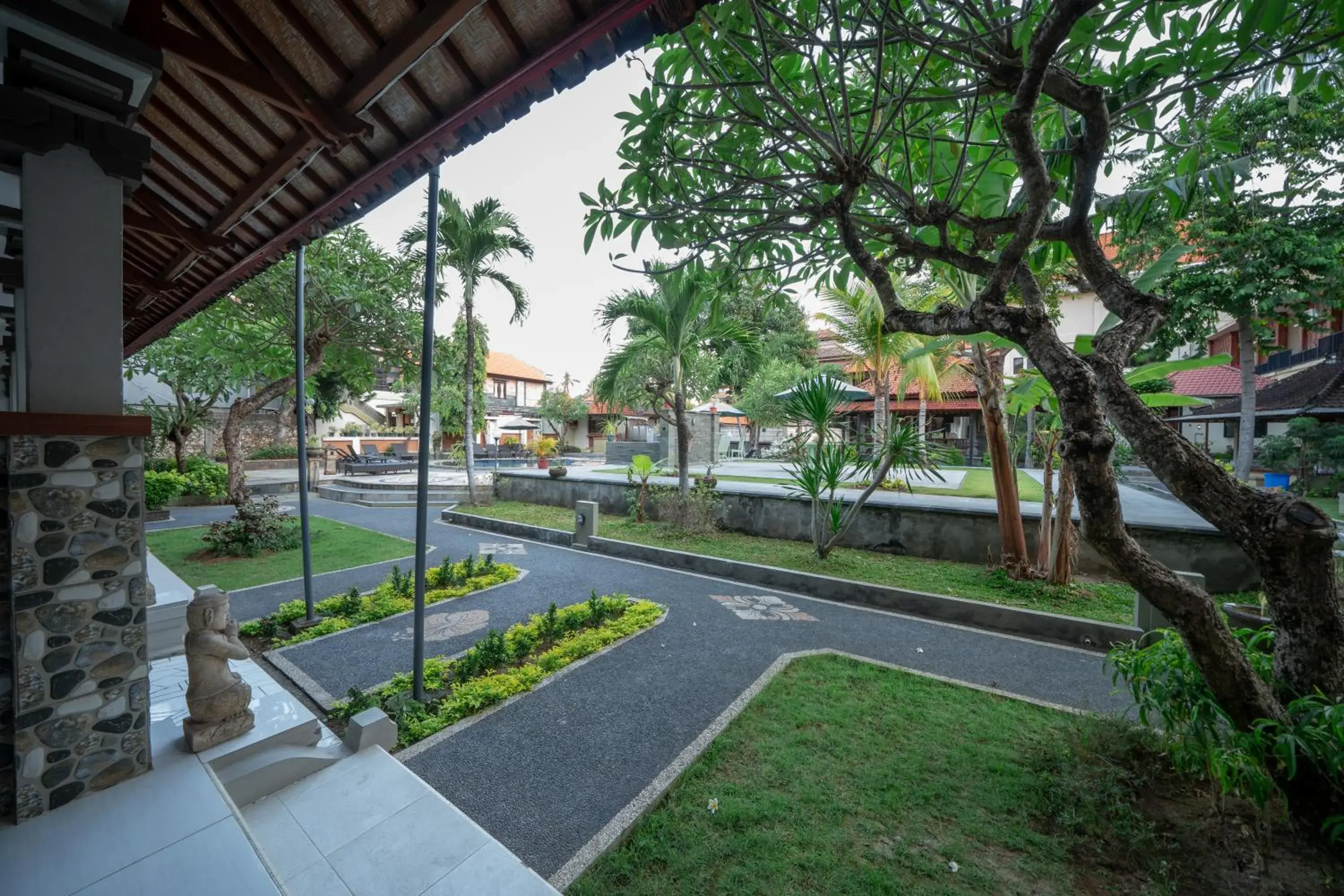 Garden view in Bendesa Accommodation