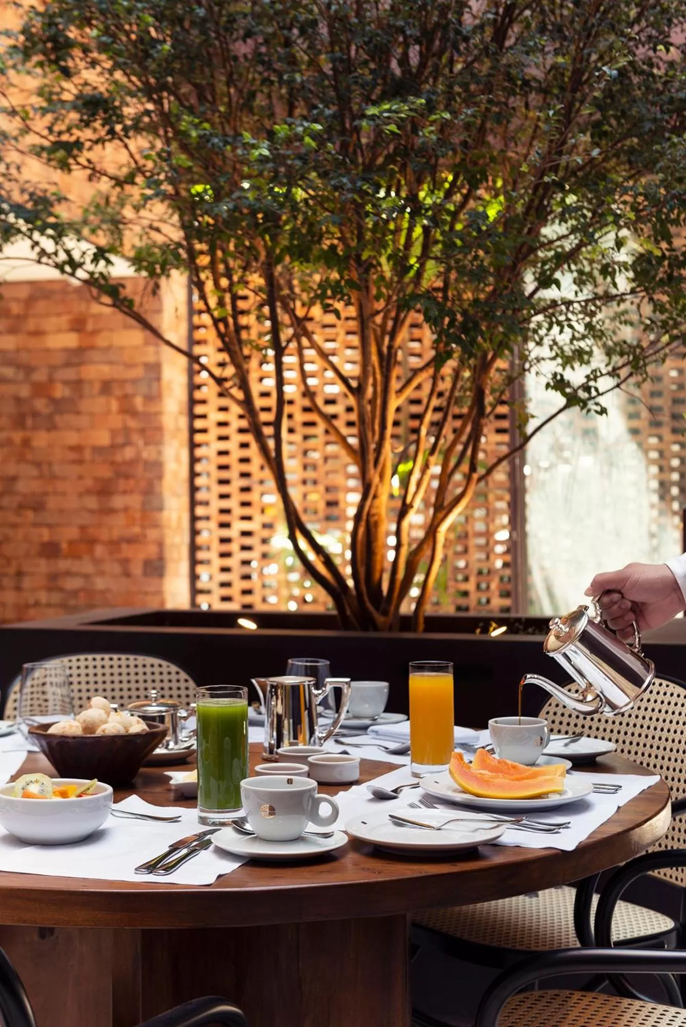 Buffet breakfast in Hotel Fasano Belo Horizonte