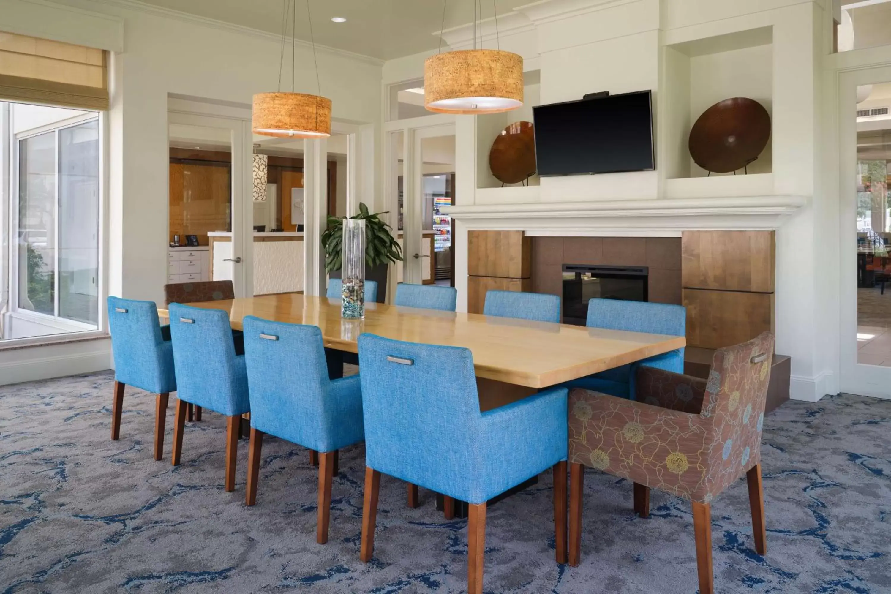 Lobby or reception, Dining Area in Hilton Garden Inn Houston/Bush Intercontinental Airport