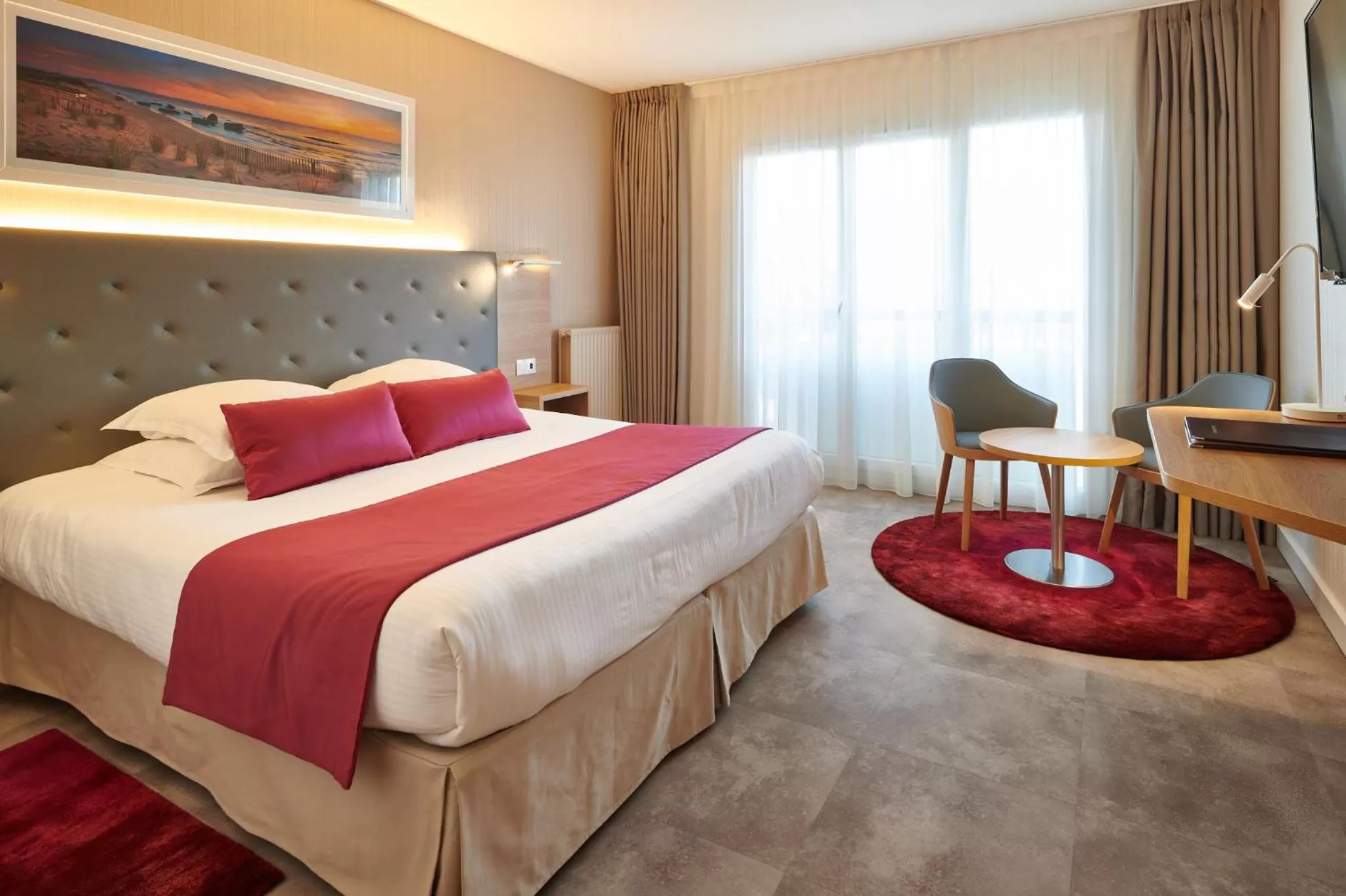 Bedroom, Bed in Atlanthal