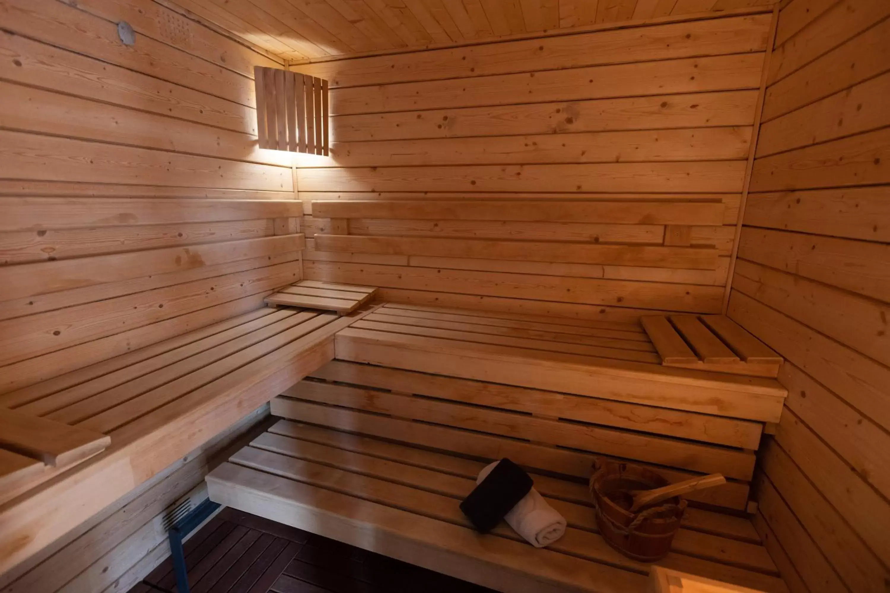 Sauna in La Villa Vicha, The Originals Relais