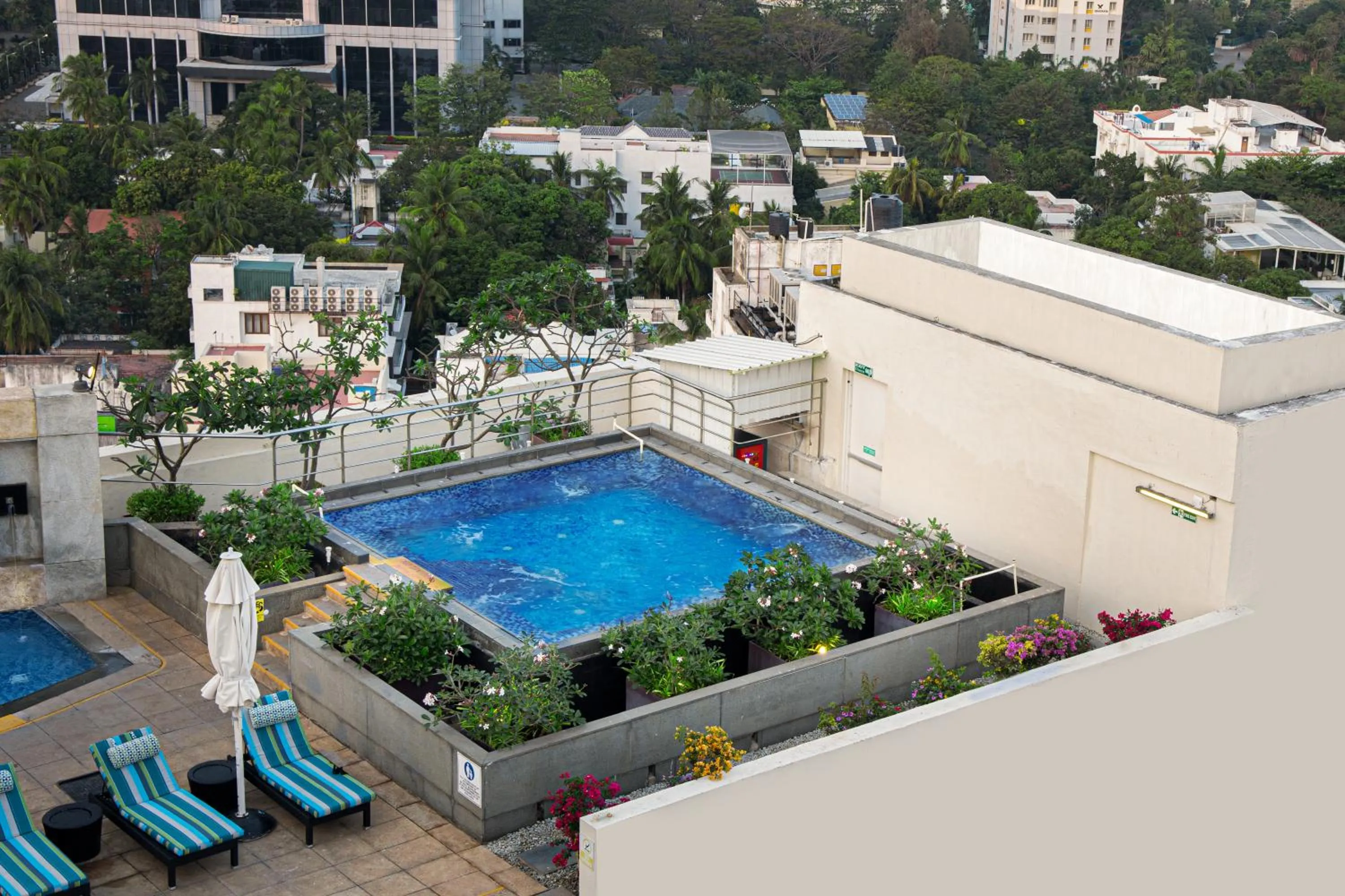 Swimming pool in Somerset Greenways Chennai