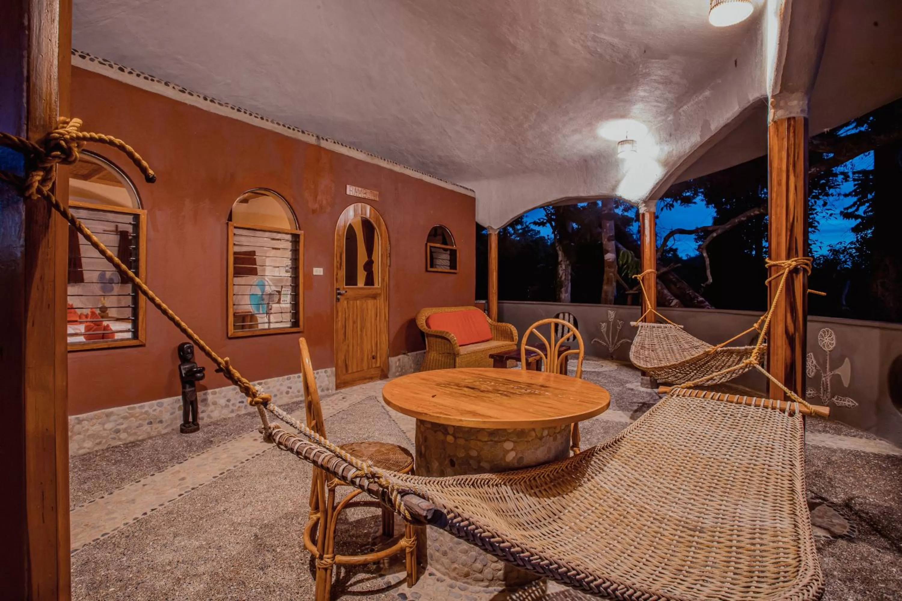 Night in Atremaru Jungle Retreat