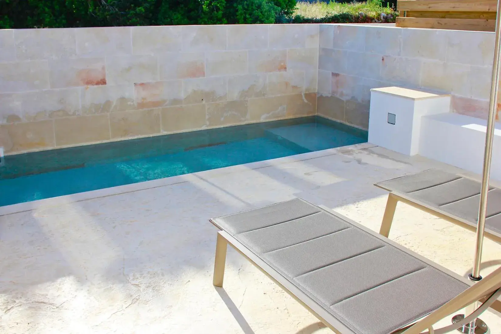 Balcony/Terrace, Swimming Pool in Hotel Rural Binigaus Vell