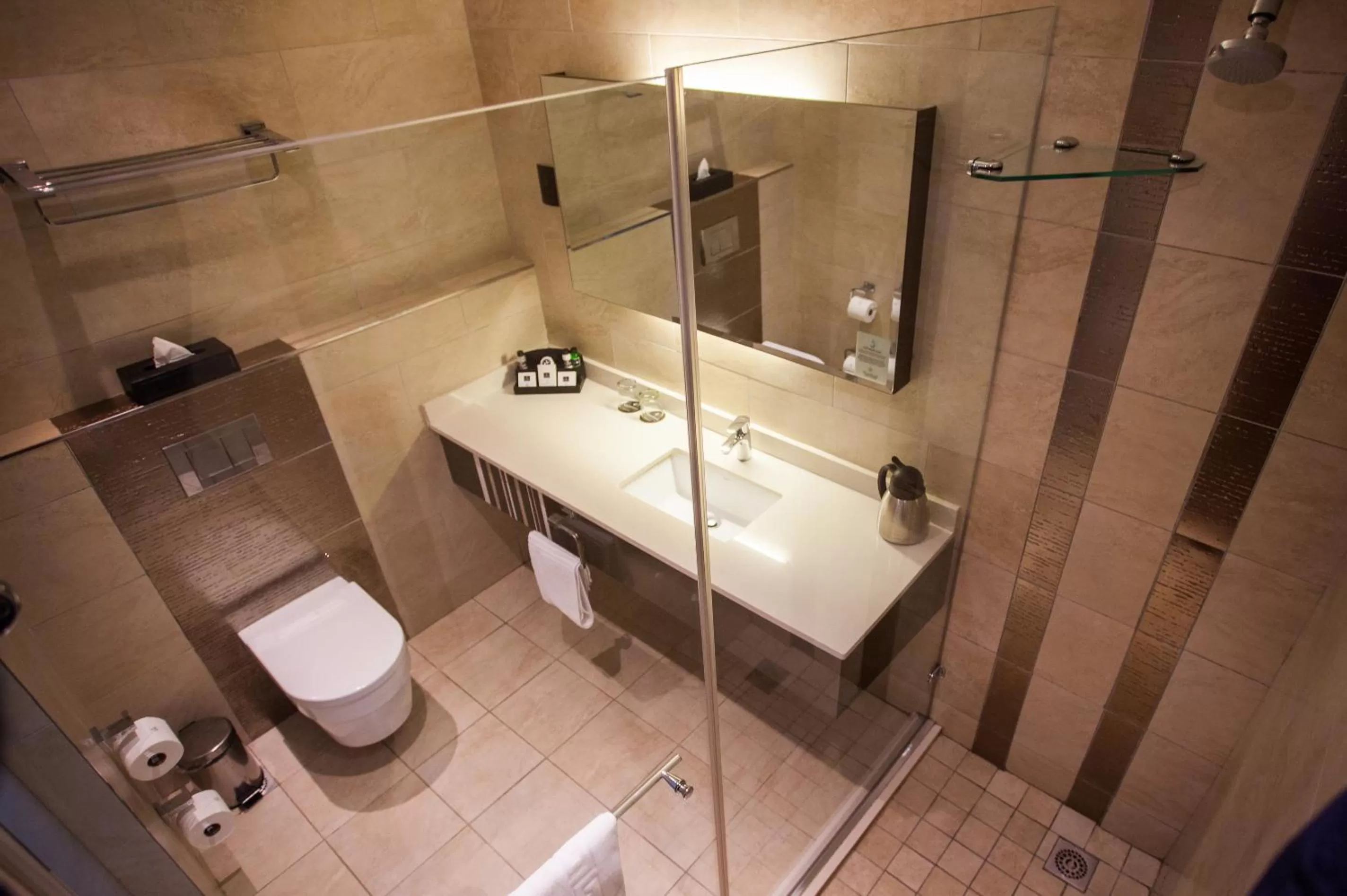 Shower in Coastlands Musgrave Hotel