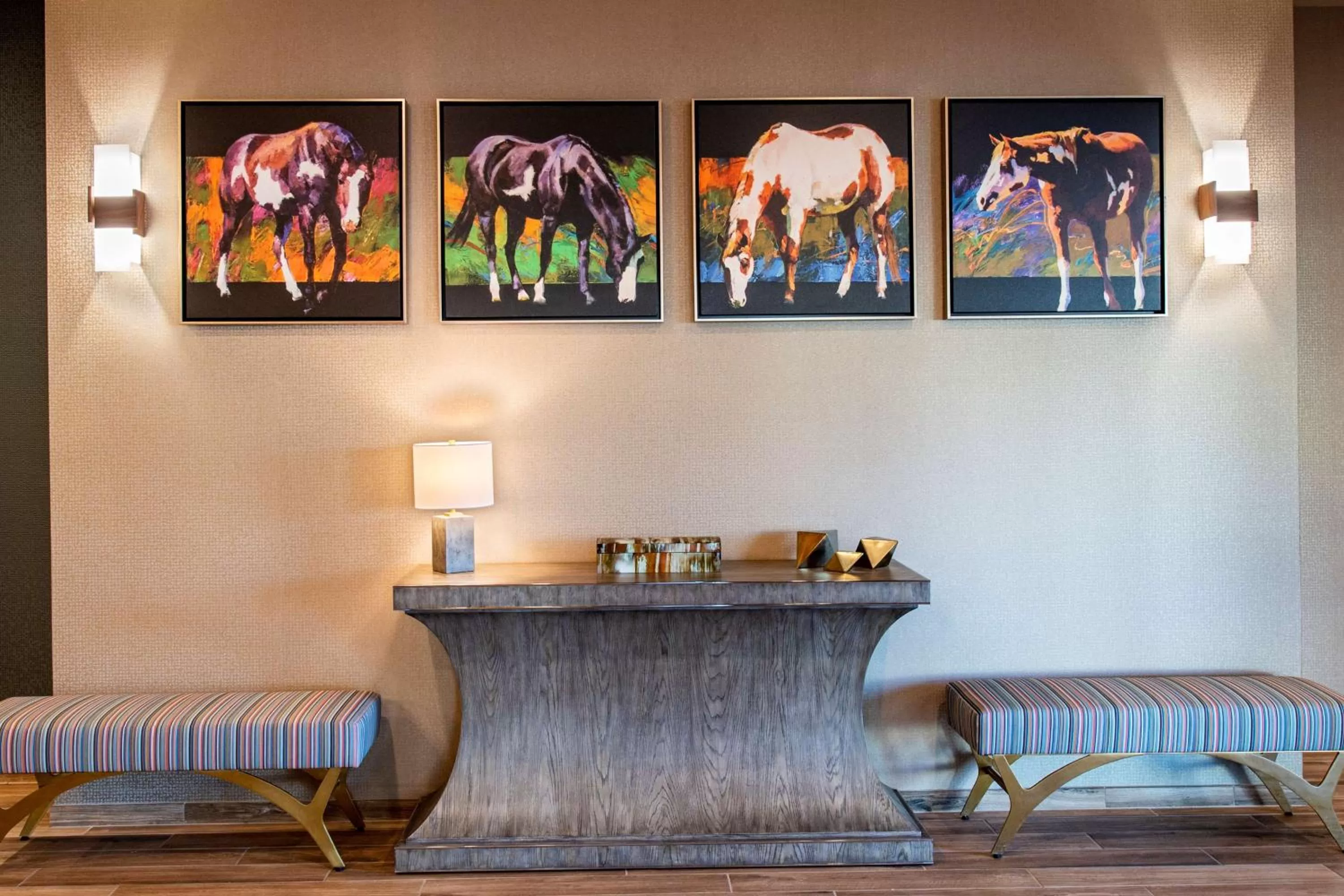 Lobby or reception in Hampton Inn & Suites Keller Town Center