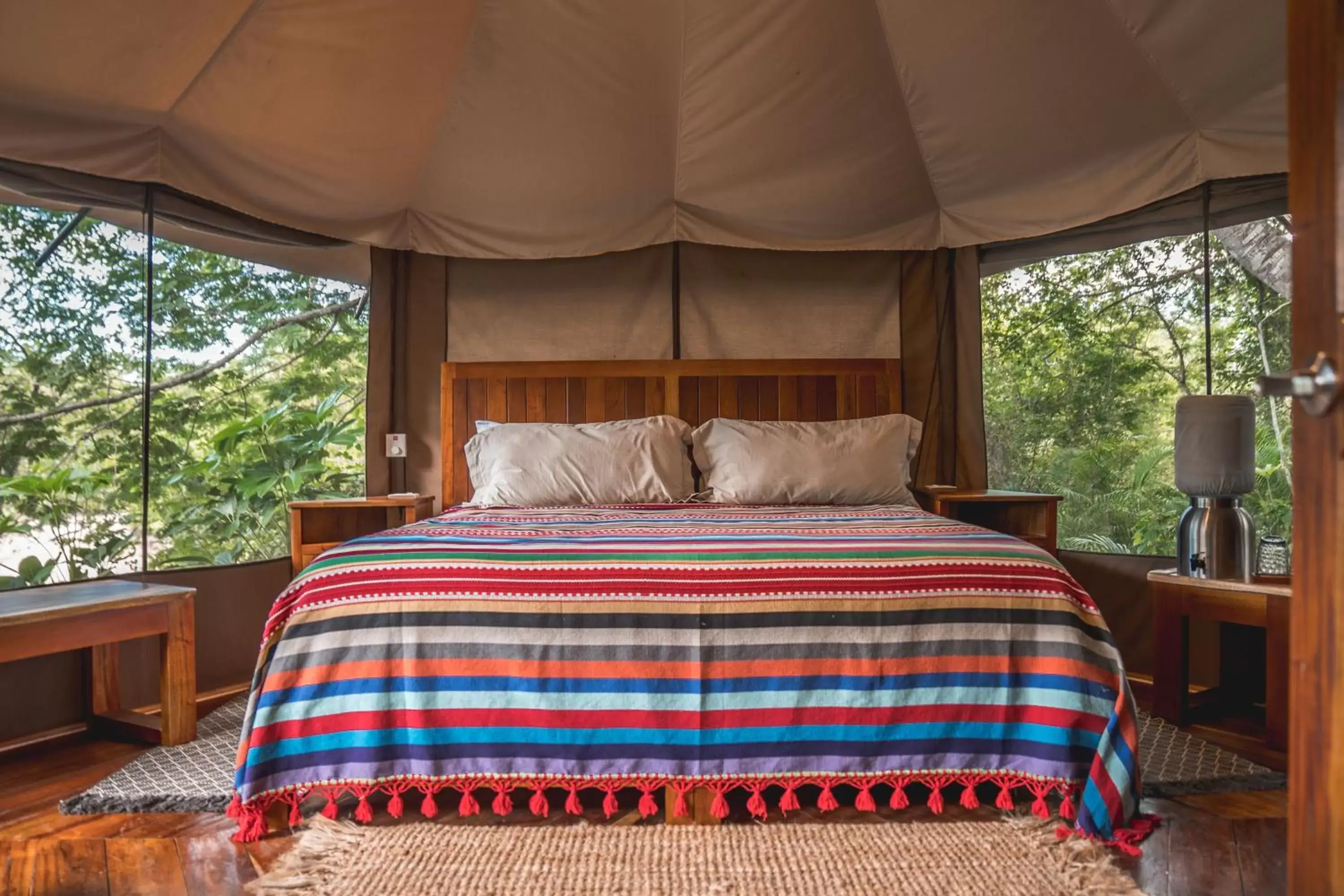 Bed in Destino Mío Mayan Jungle Retreat Bed in Destino Mío Mayan Jungle Retreat