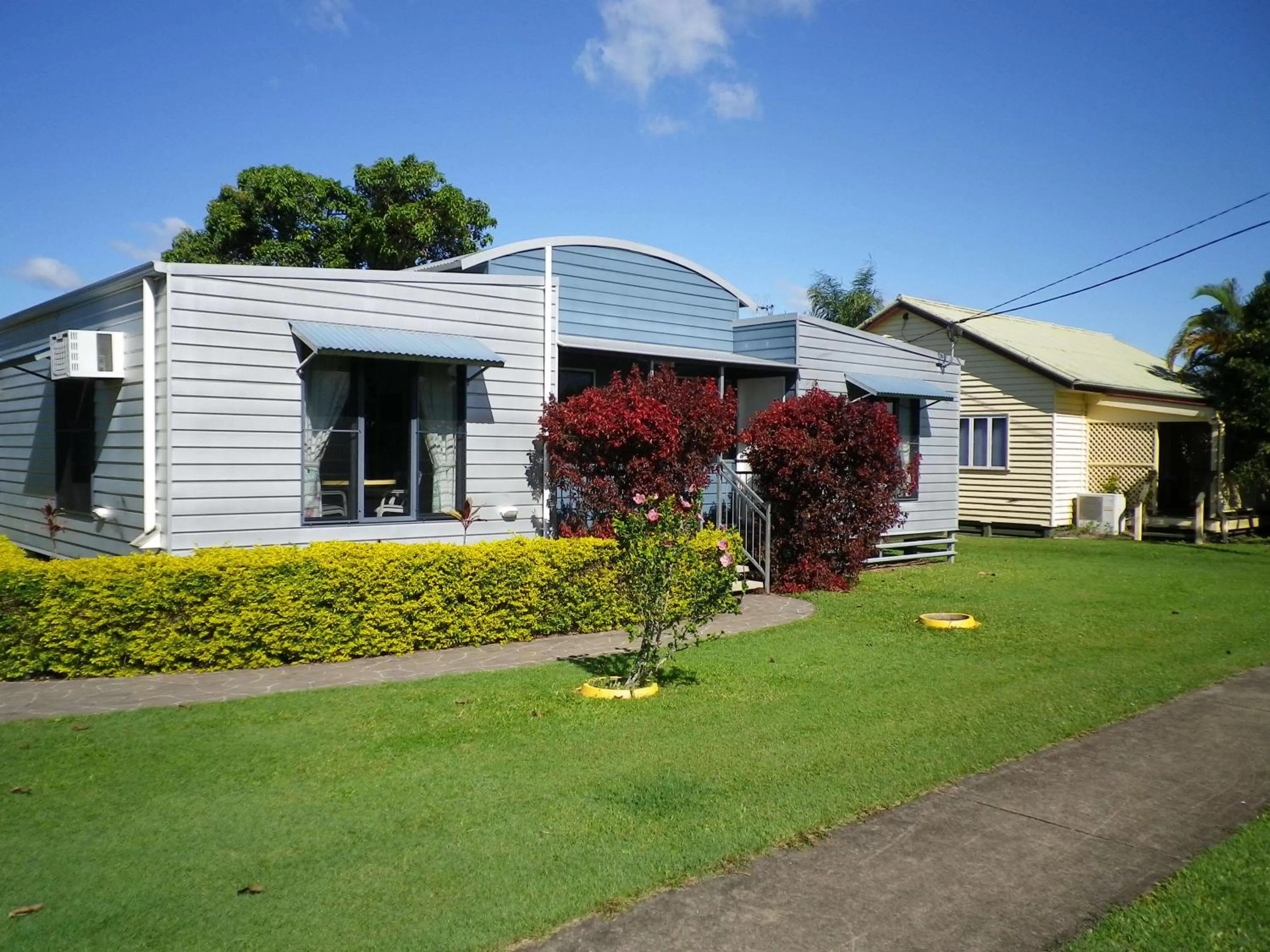 Facade/entrance in Tin Can Bay's Sleepy Lagoon Motel