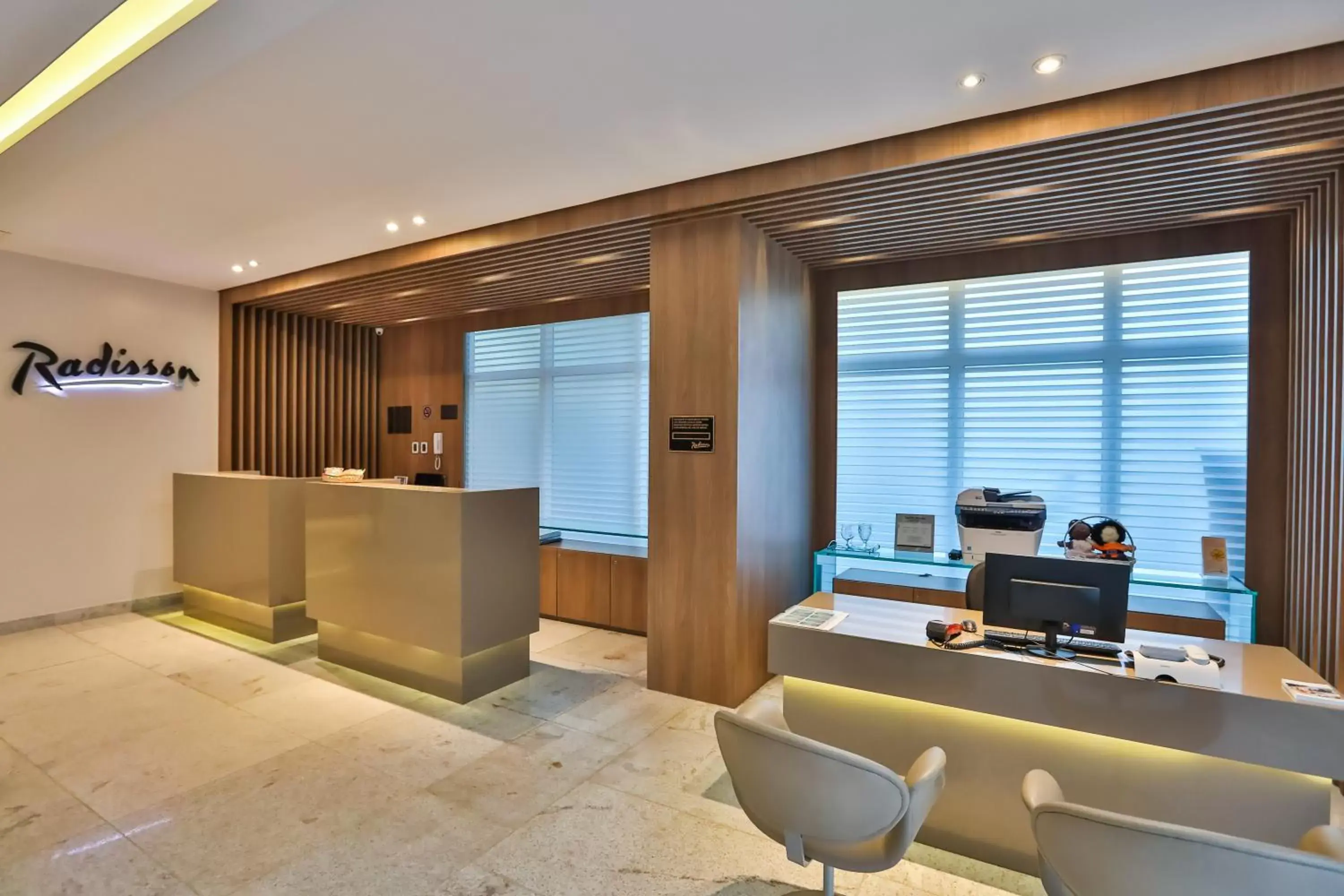 Lobby or reception in Radisson Recife Lobby or reception in Radisson Recife