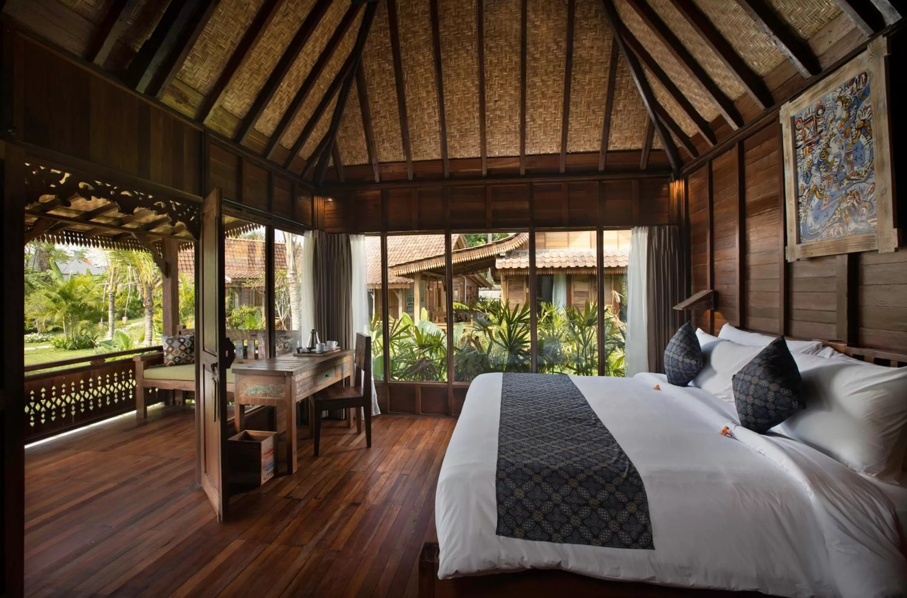 Photo of the whole room, Bed in Green Space Villa