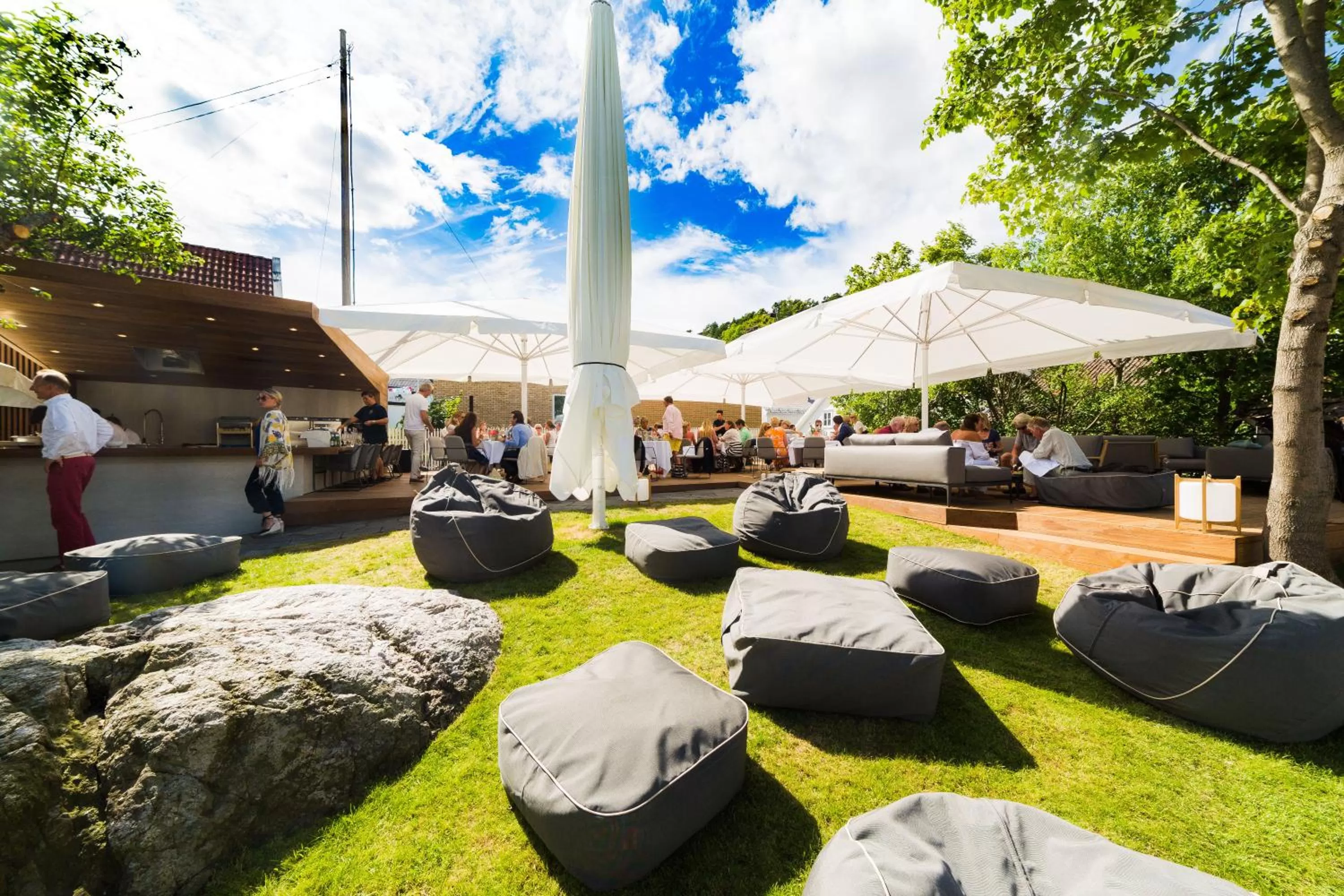 Garden in Tollboden Hotell - Unike Hoteller