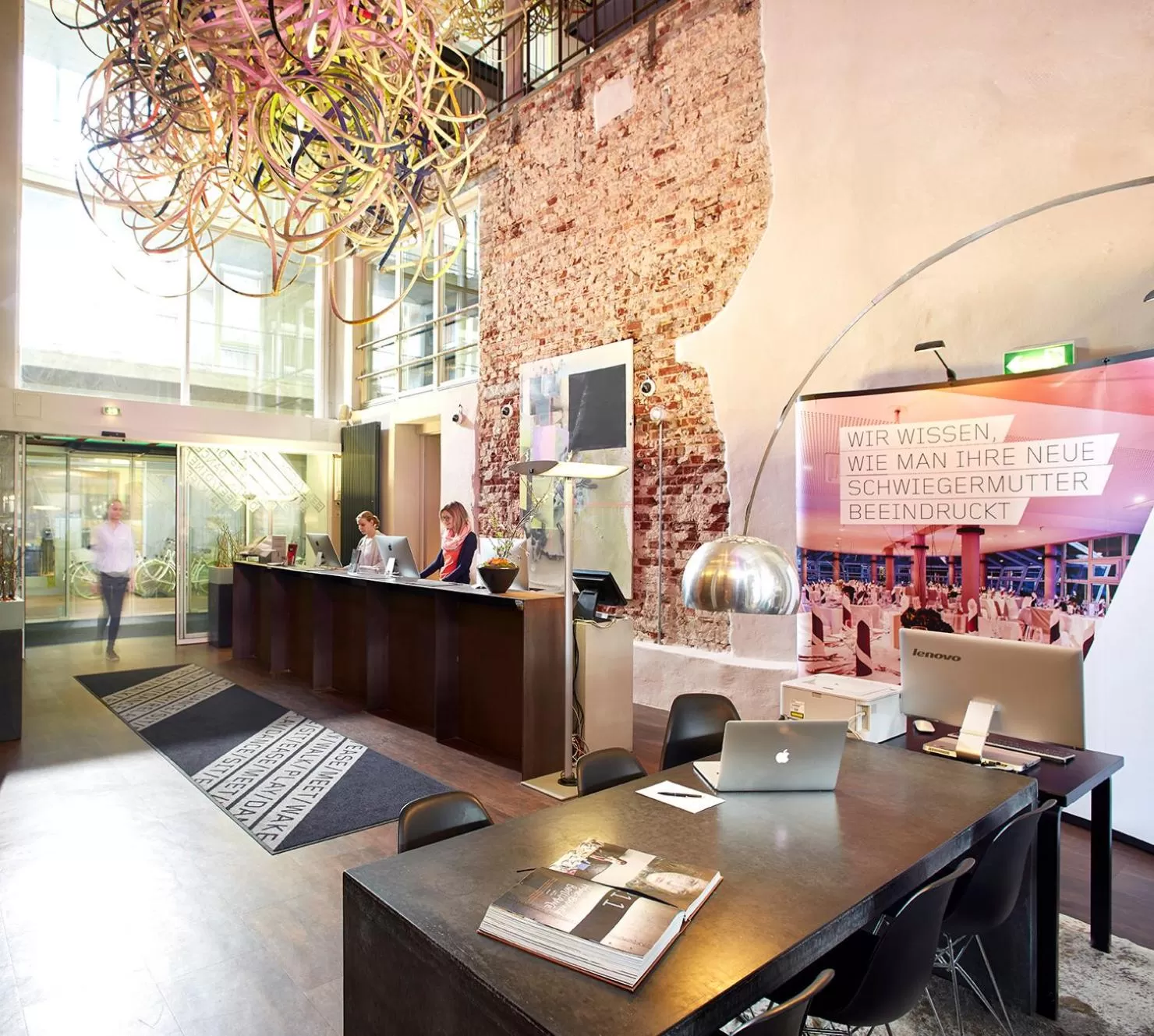 Staff in Factory Hotel