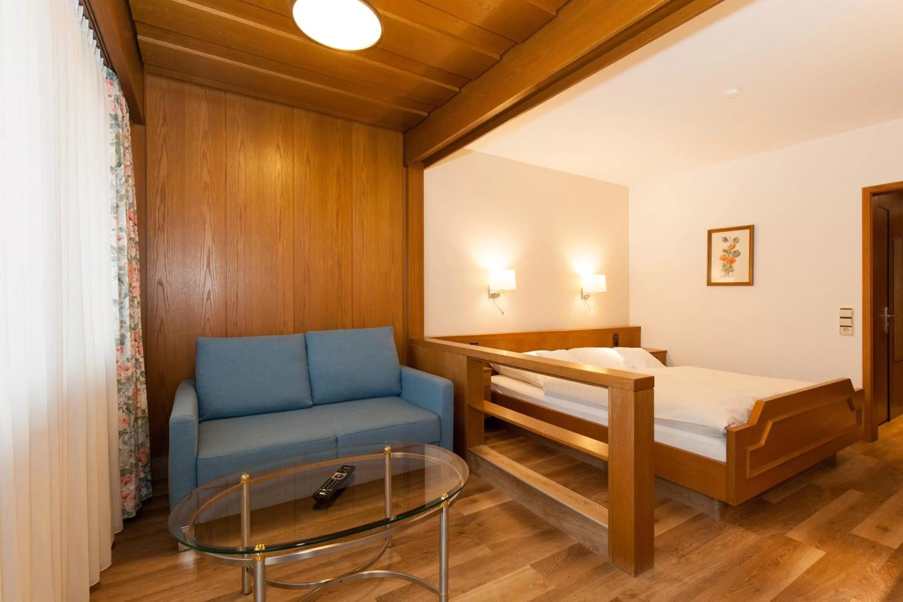 Photo of the whole room, Bed in Landgasthof Hotel Hirsch