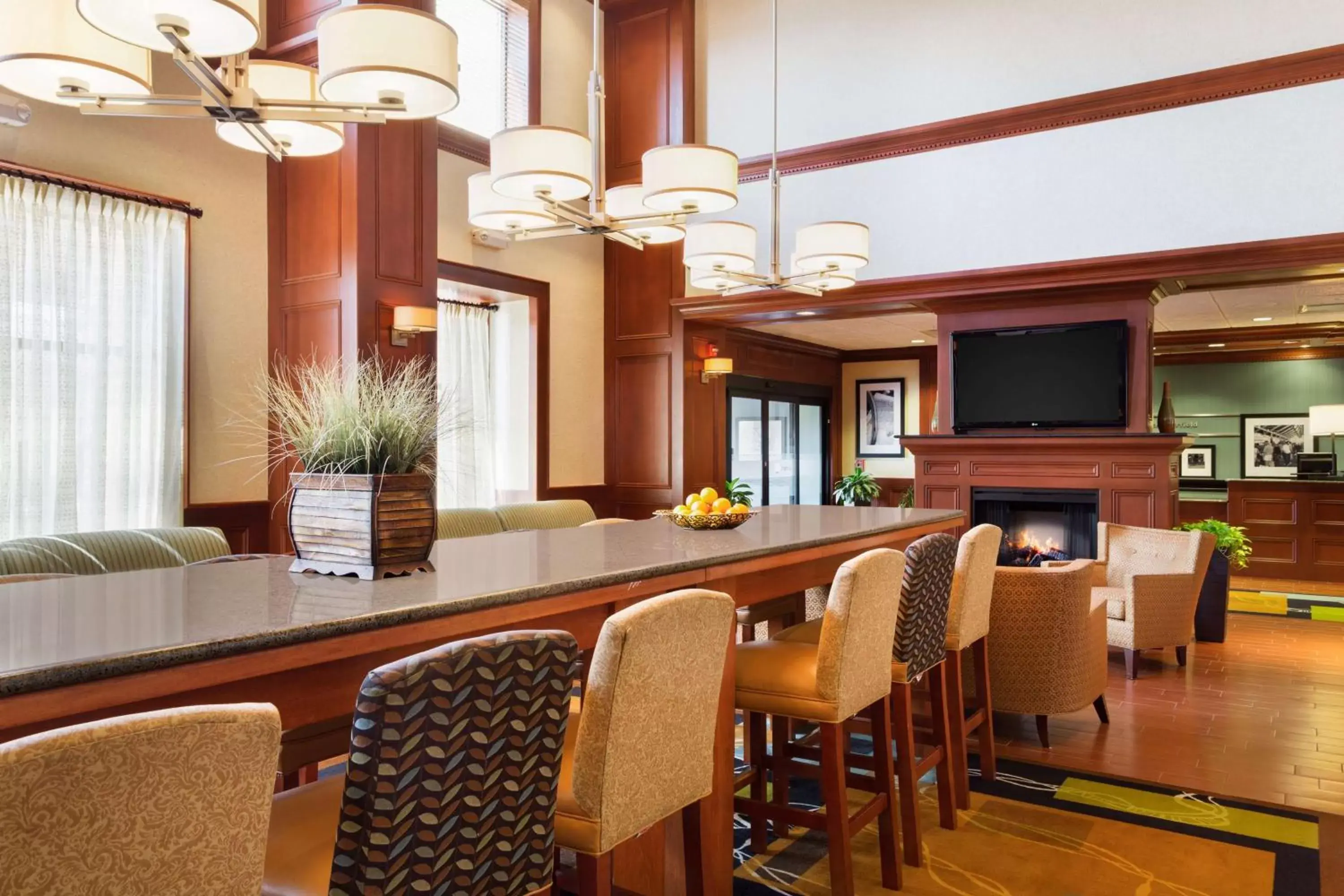 Lobby or reception in Hampton Inn & Suites Detroit/Chesterfield