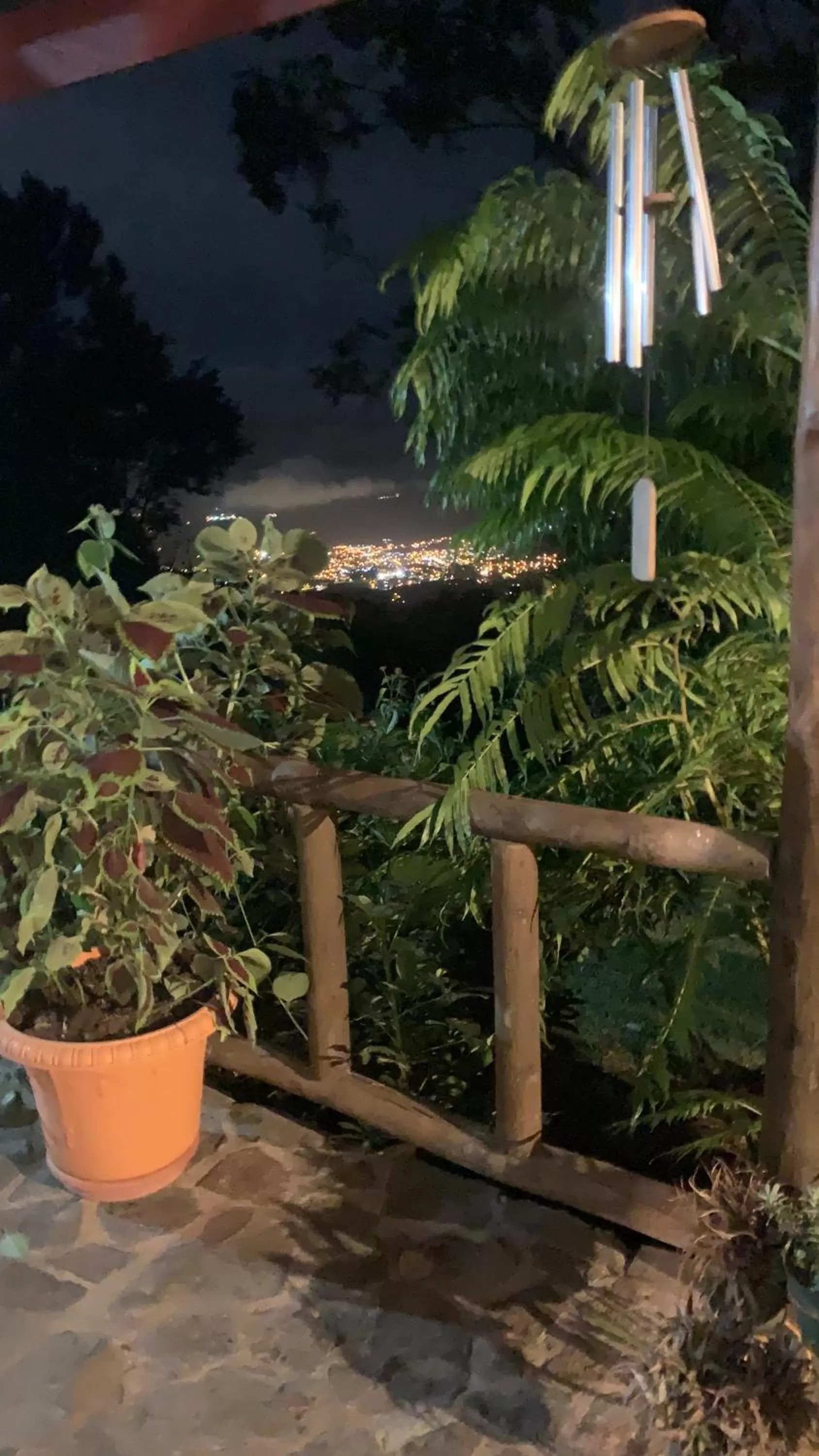 Garden view in Vista Turrialba Lodge