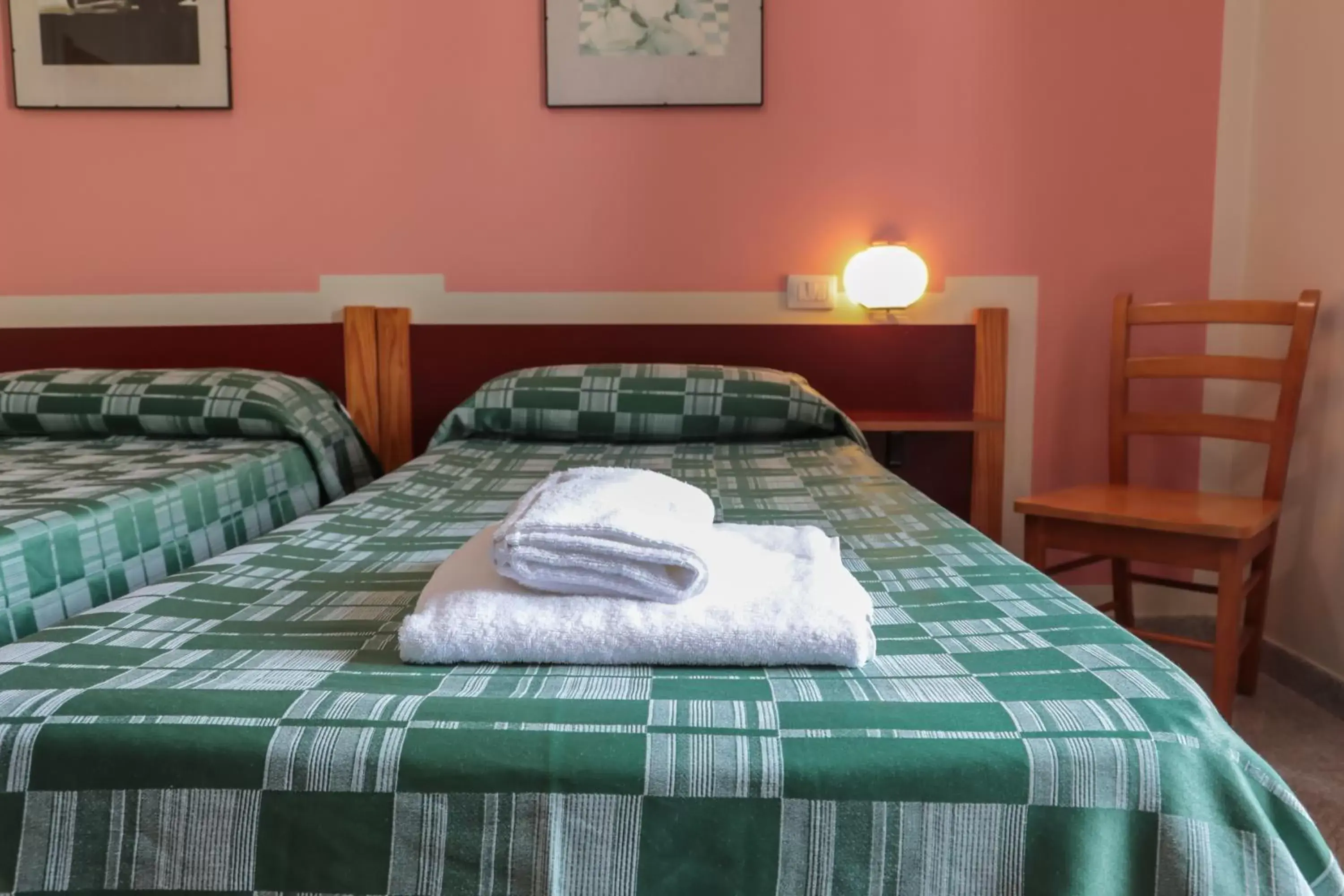 Bed in Hotel Mistral