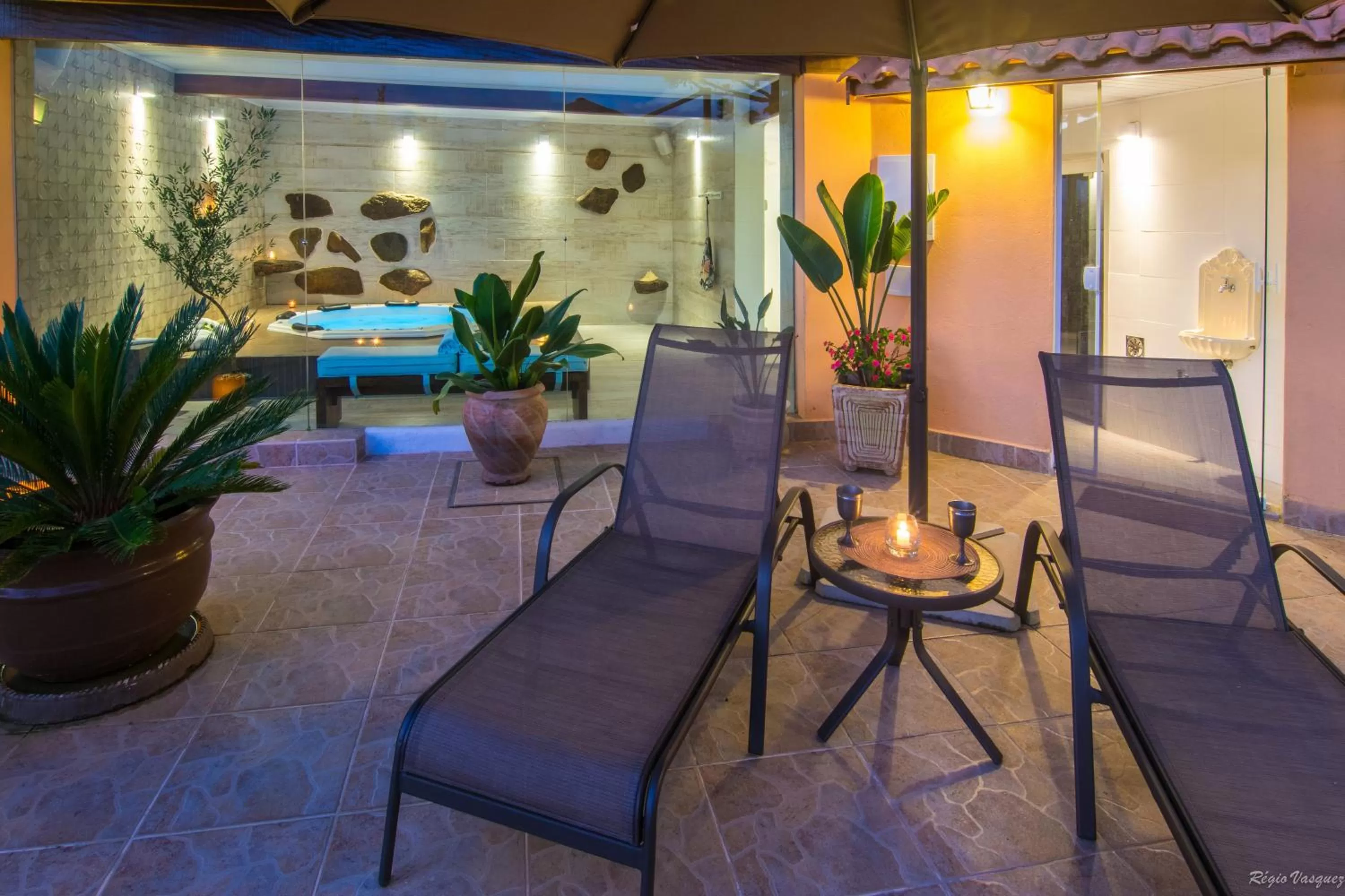 Patio in Pousada Ricanto Amore Mio