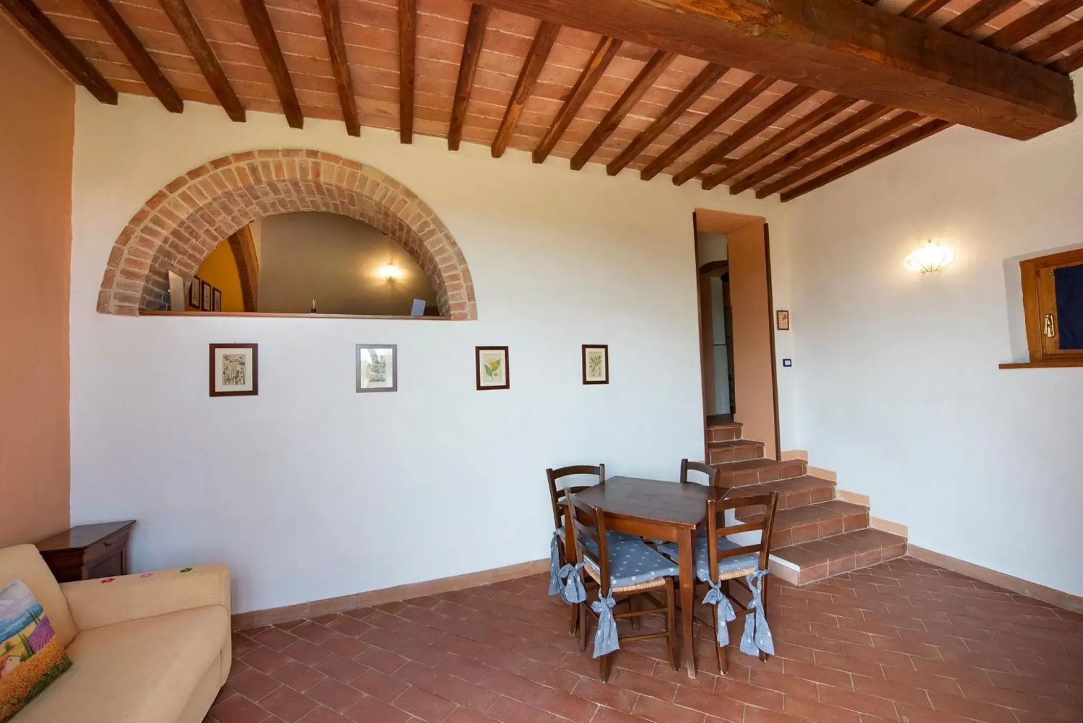 Living room in Locanda Vesuna