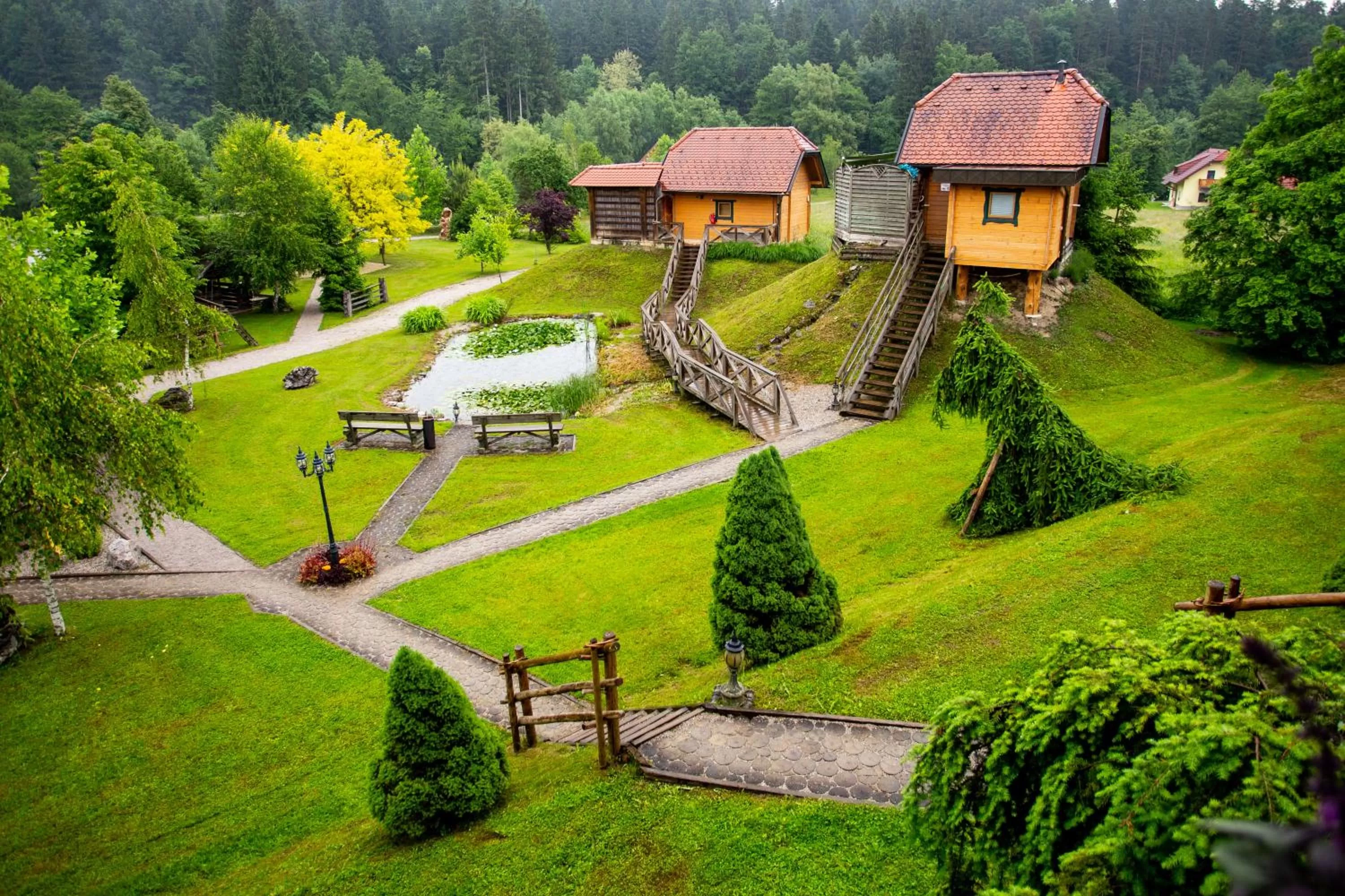 Sauna in Korošec Apartments and Wellness Centre