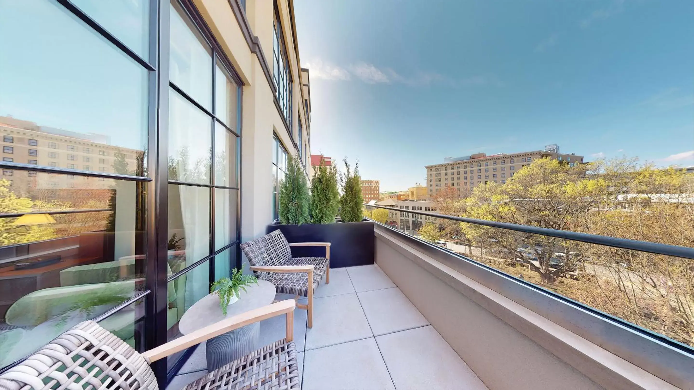 Balcony/Terrace in The Restoration Asheville