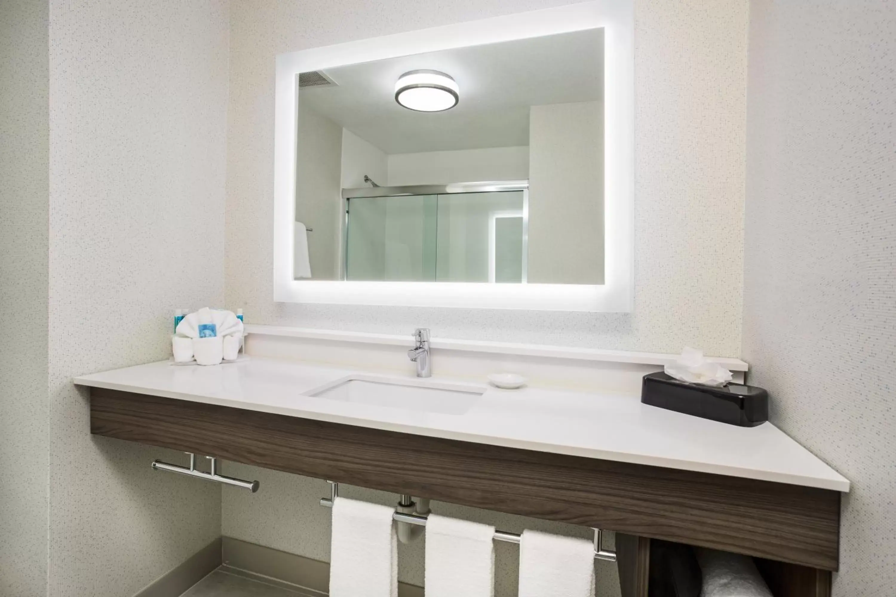 Photo of the whole room, Bathroom in Holiday Inn Express Kansas City - at the Legends!, an IHG Hotel