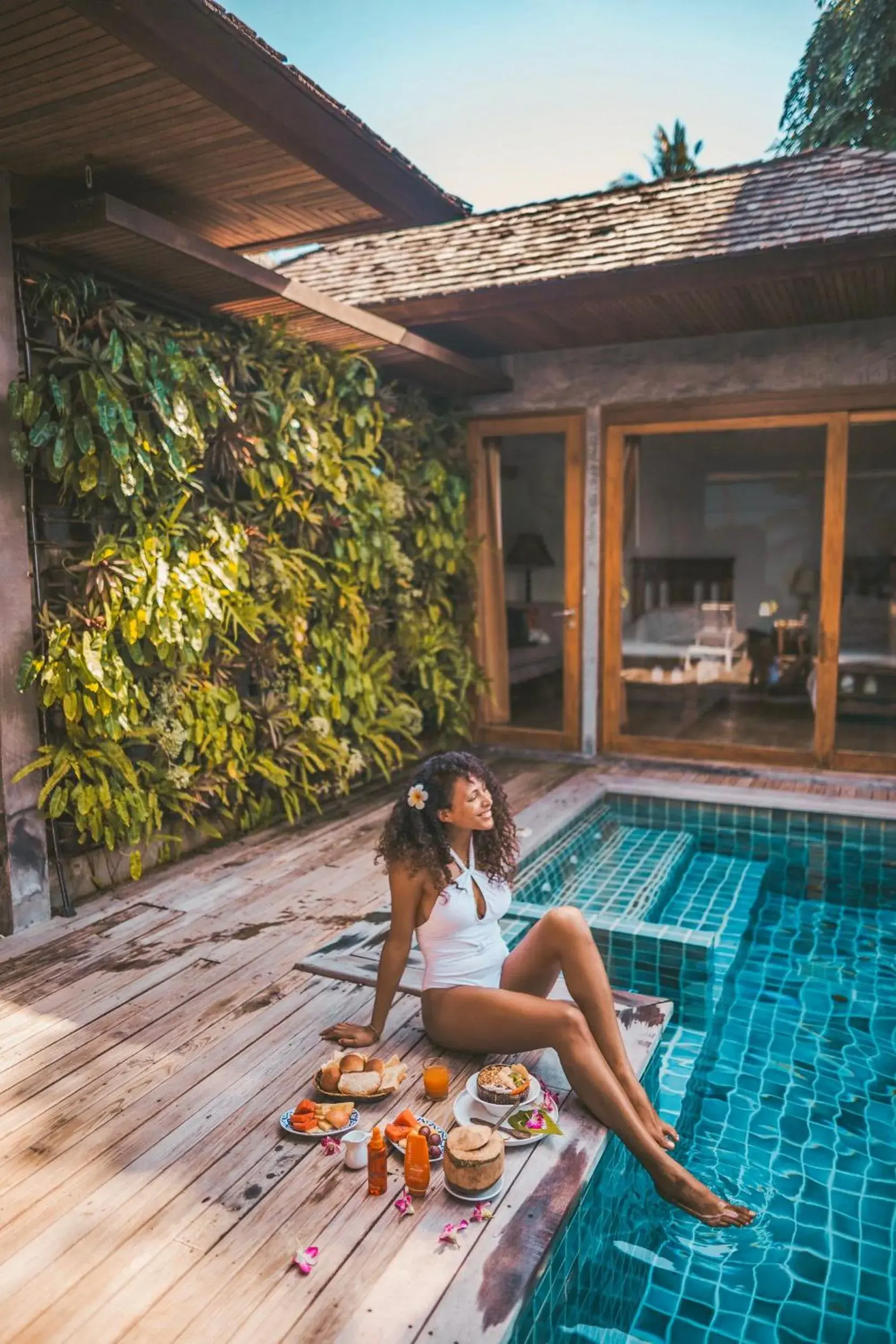 People, Swimming Pool in Tango Luxe Beach Villa, Koh Samui - SHA Extra Plus