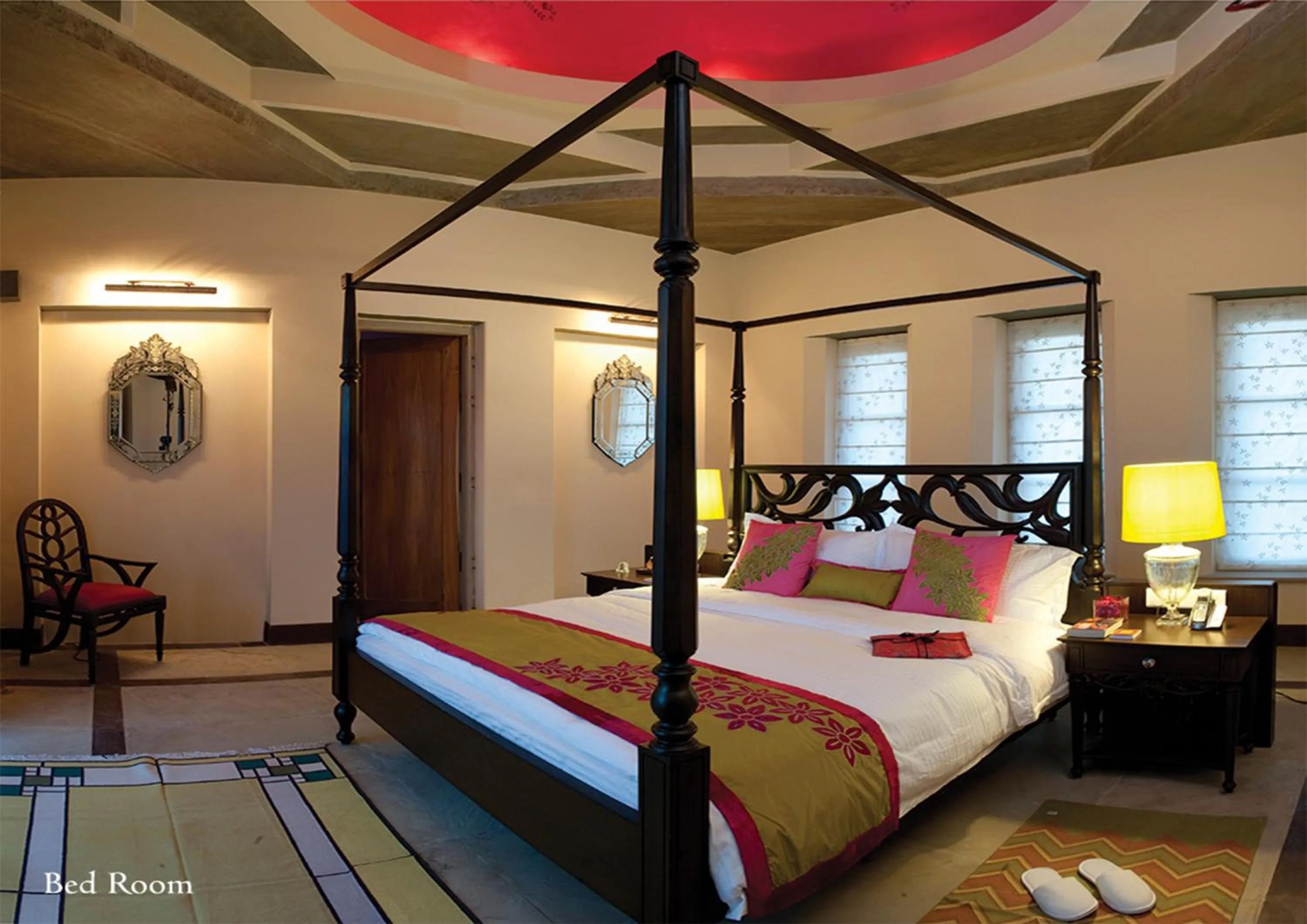 Bedroom, Bed in Tree of Life Resort & Spa Jaipur