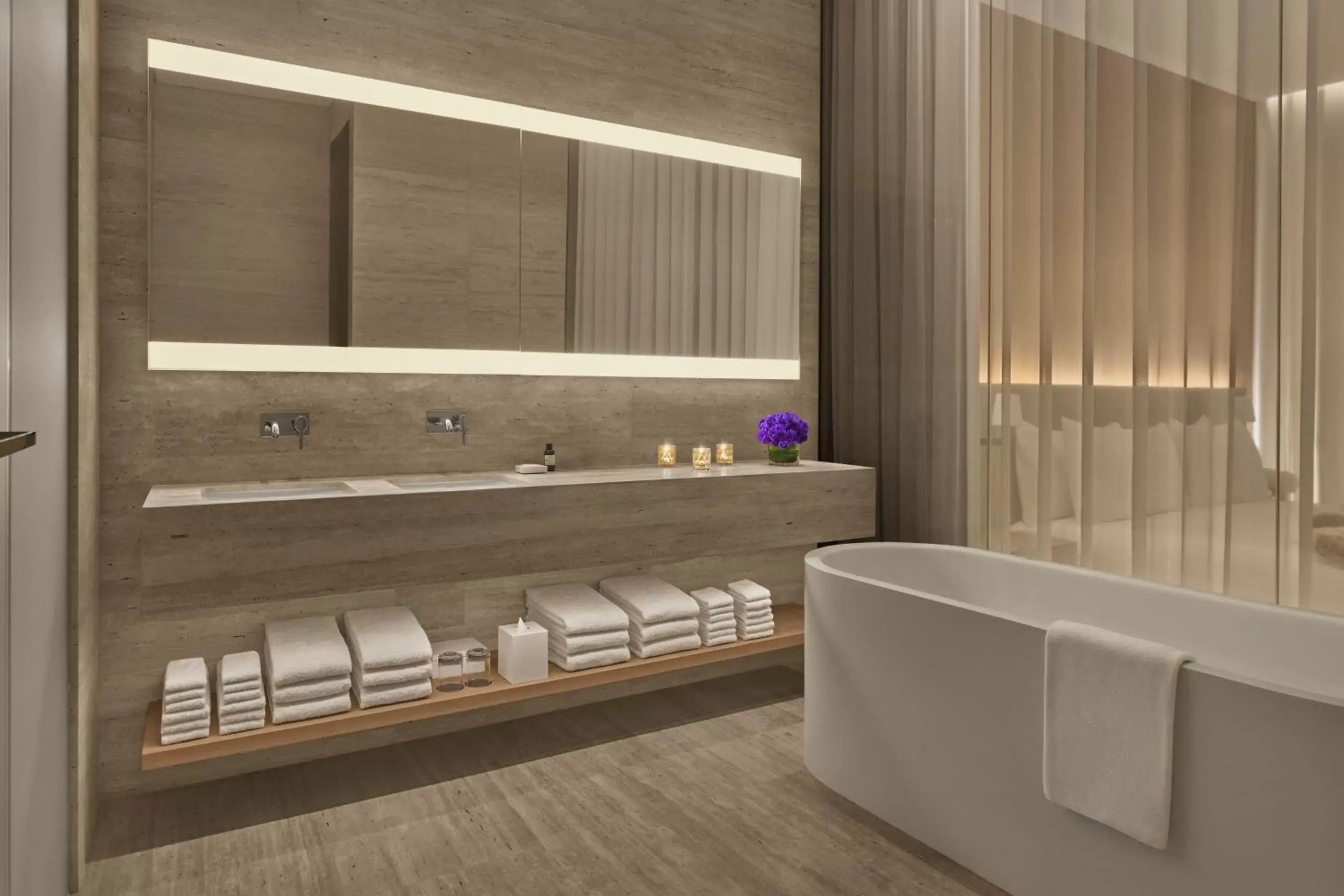 Bathroom in The Dubai EDITION