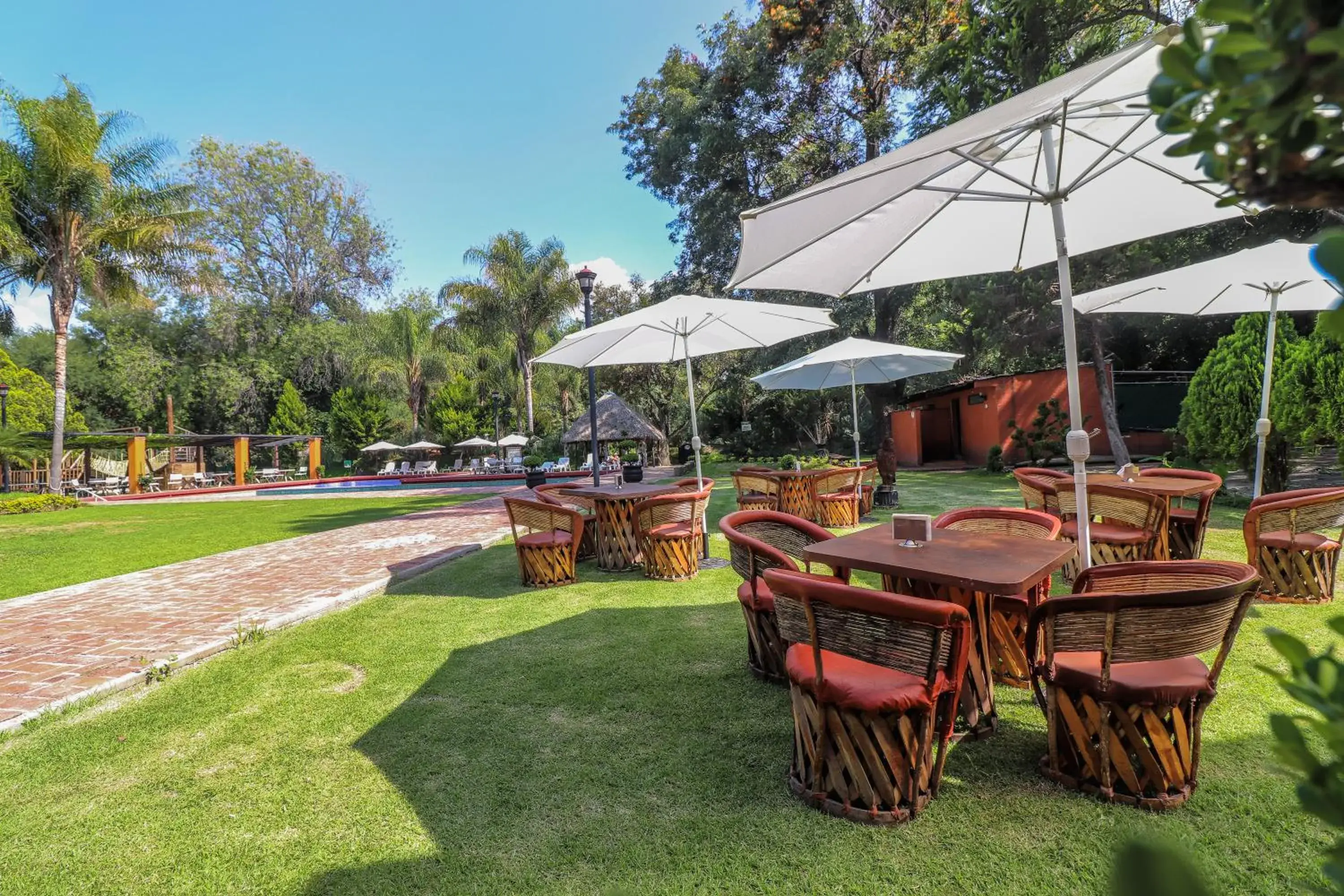 Patio, Swimming Pool in El Marques Hacienda