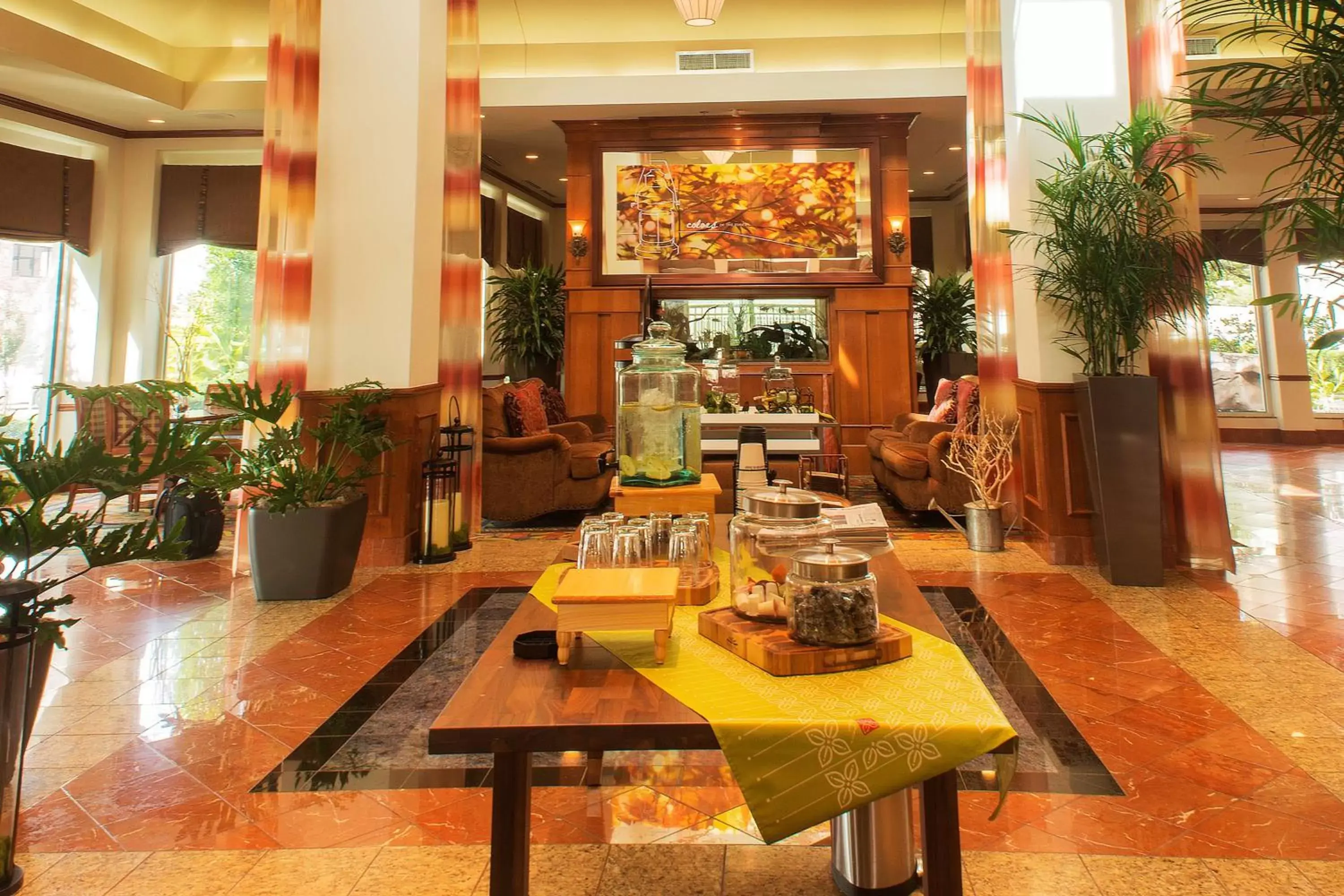 Lobby or reception, Restaurant/Places to Eat in Hilton Garden Inn Houston Westbelt
