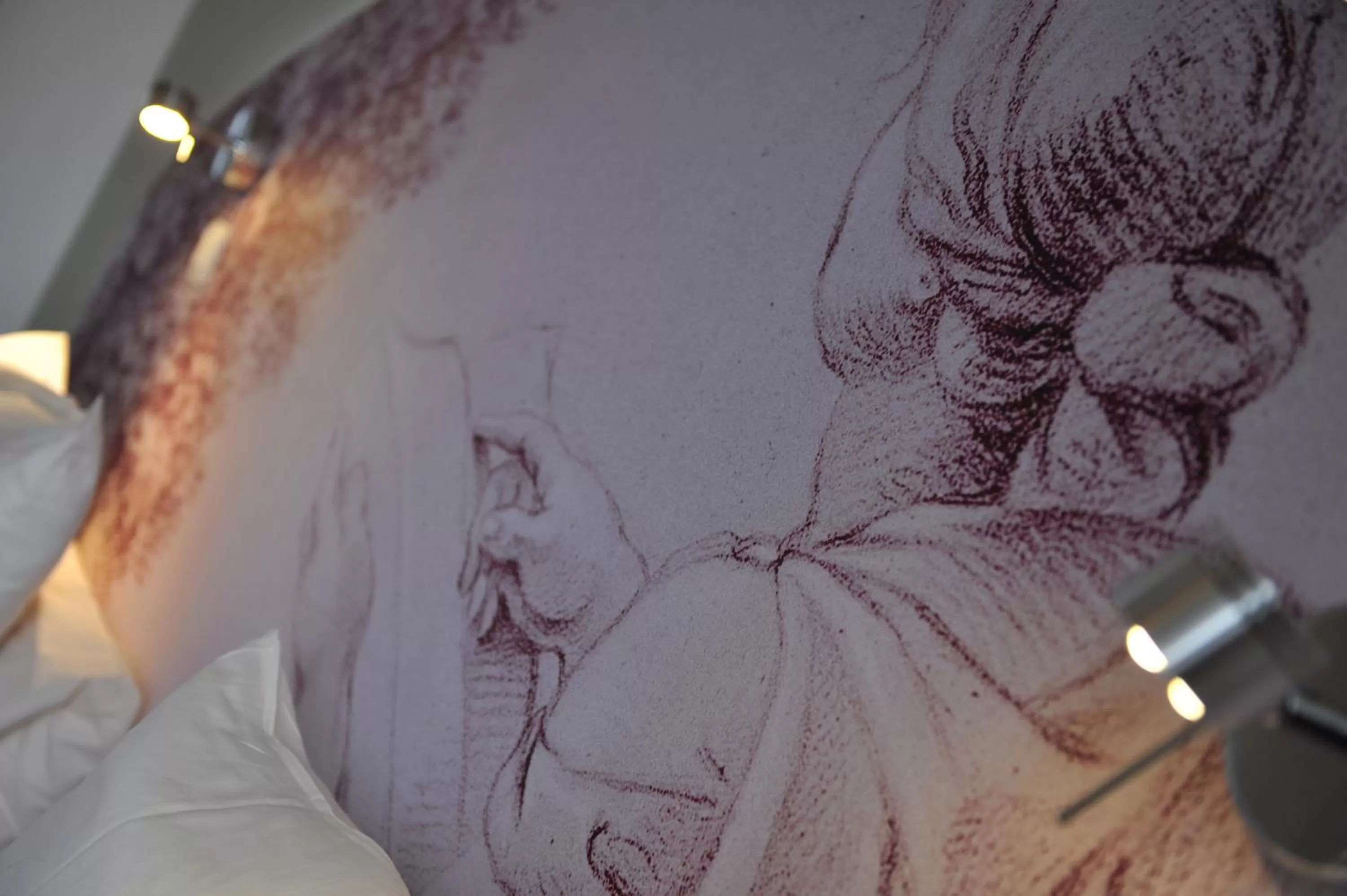 Decorative detail, Bed in Mercure Paris Bastille Marais