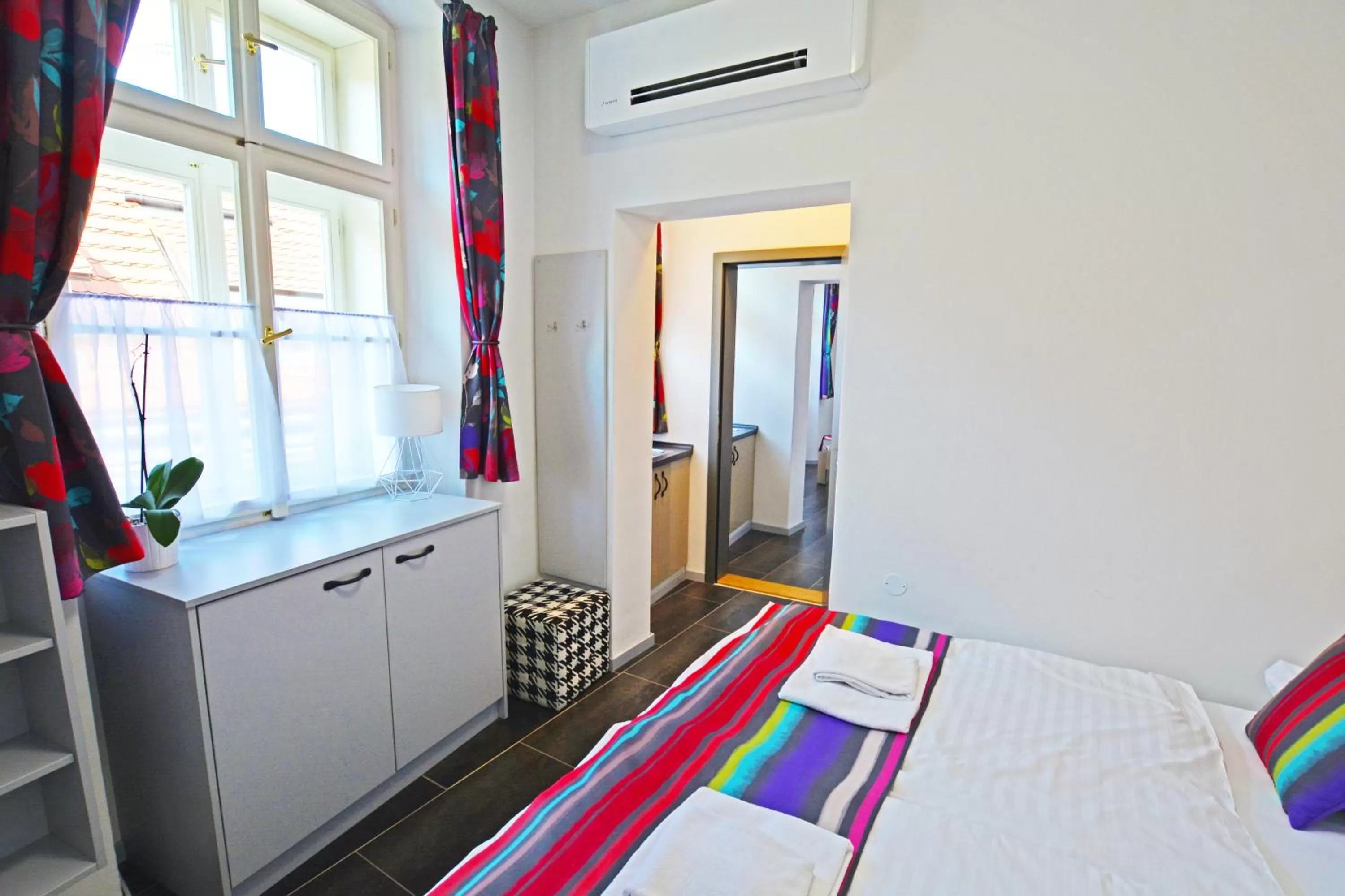Bedroom, Bed in Historic Centre Residence