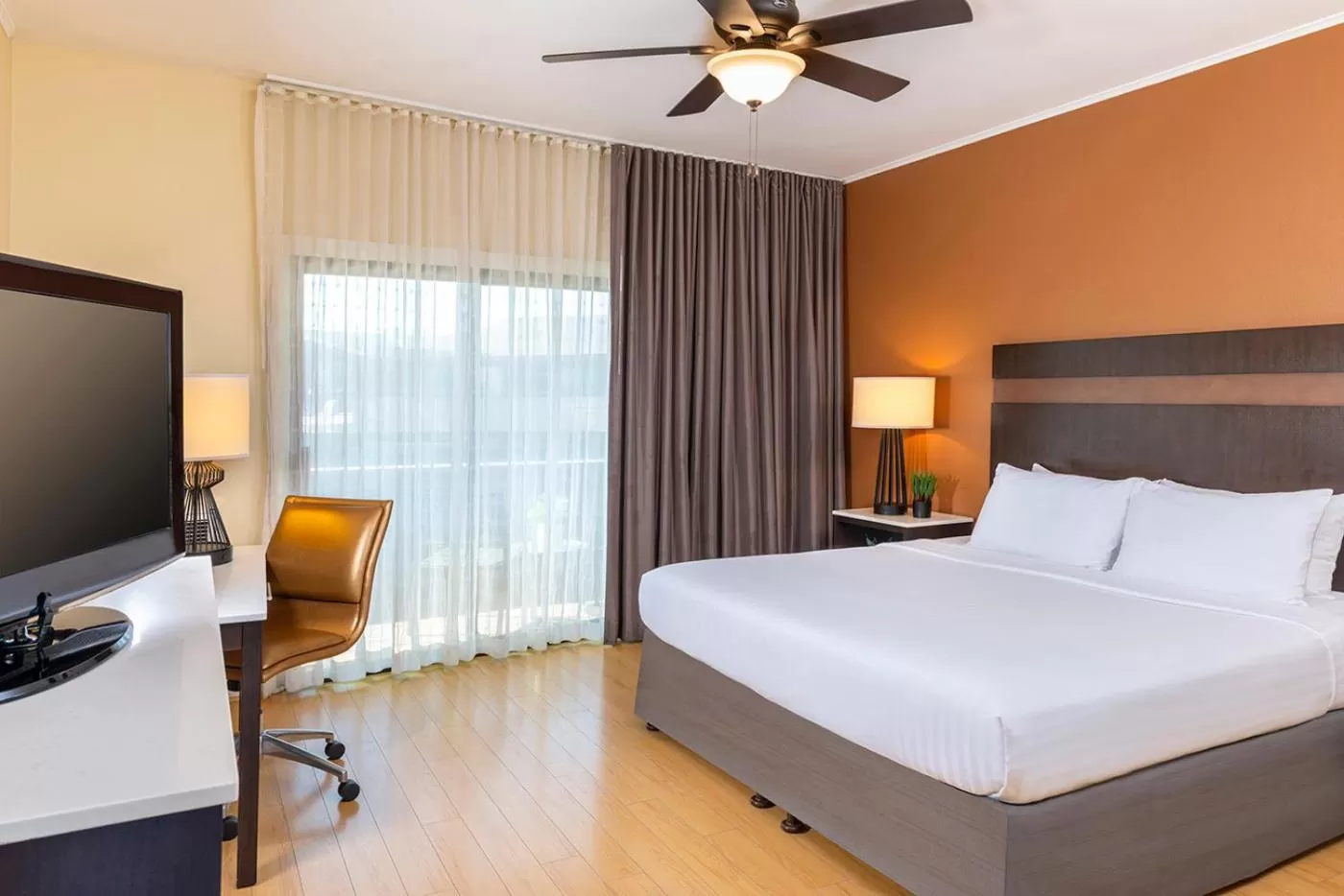 Bed in The Pierpont Inn