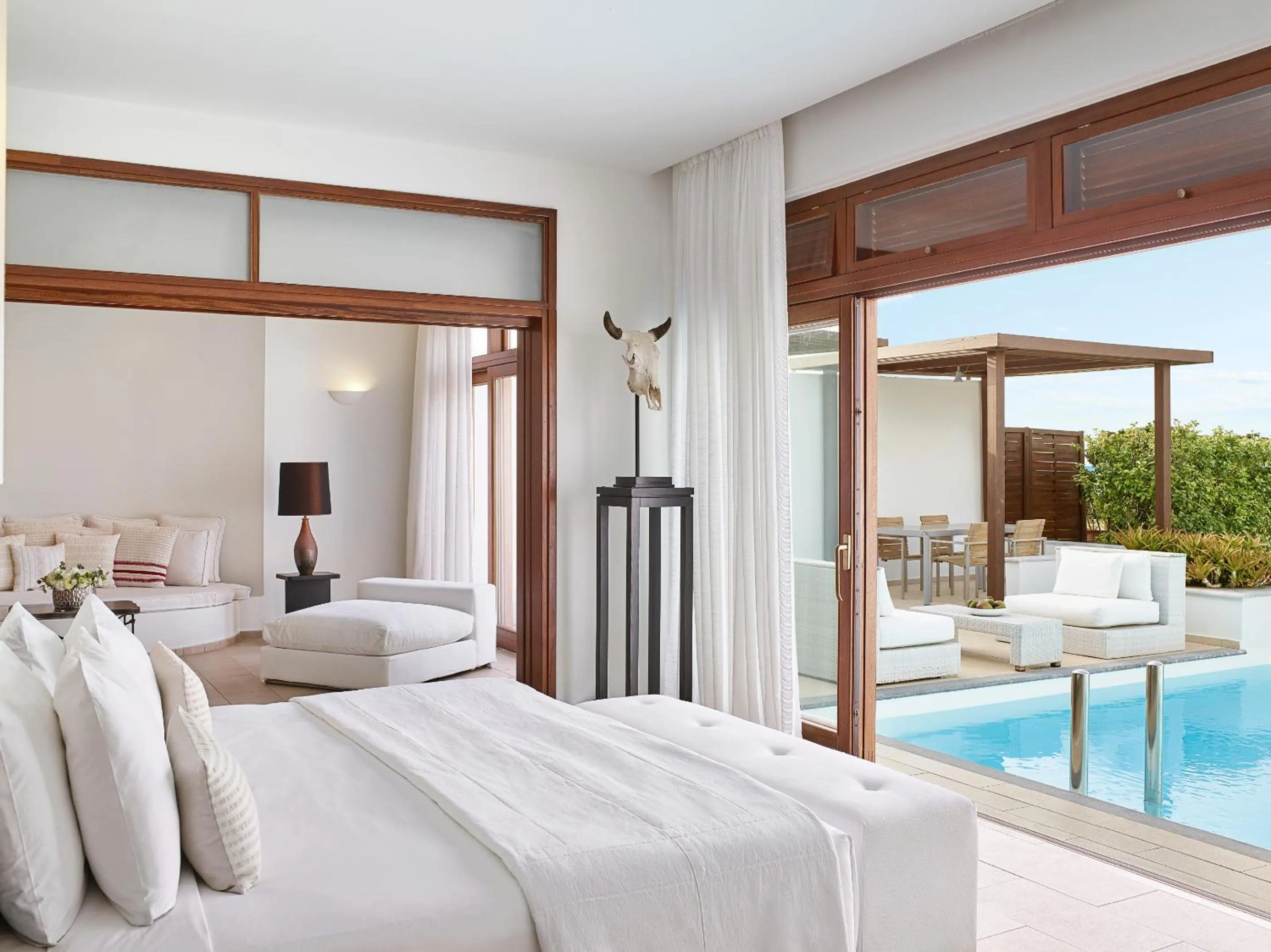 Bedroom, Bed in Amirandes, A Grecotel Resort to Live