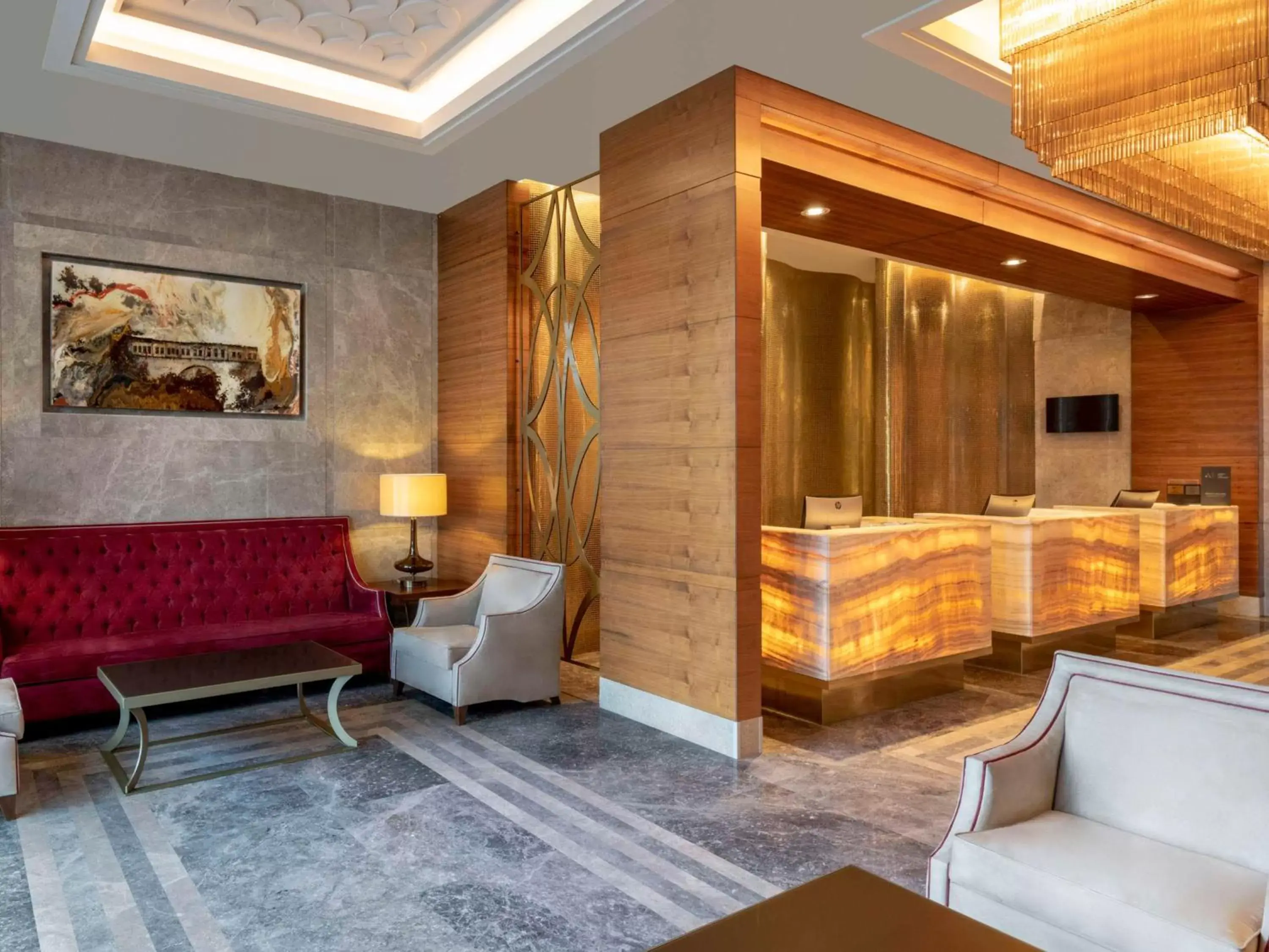 Property building, Lobby/Reception in Mövenpick Hotel & Thermal Spa Bursa